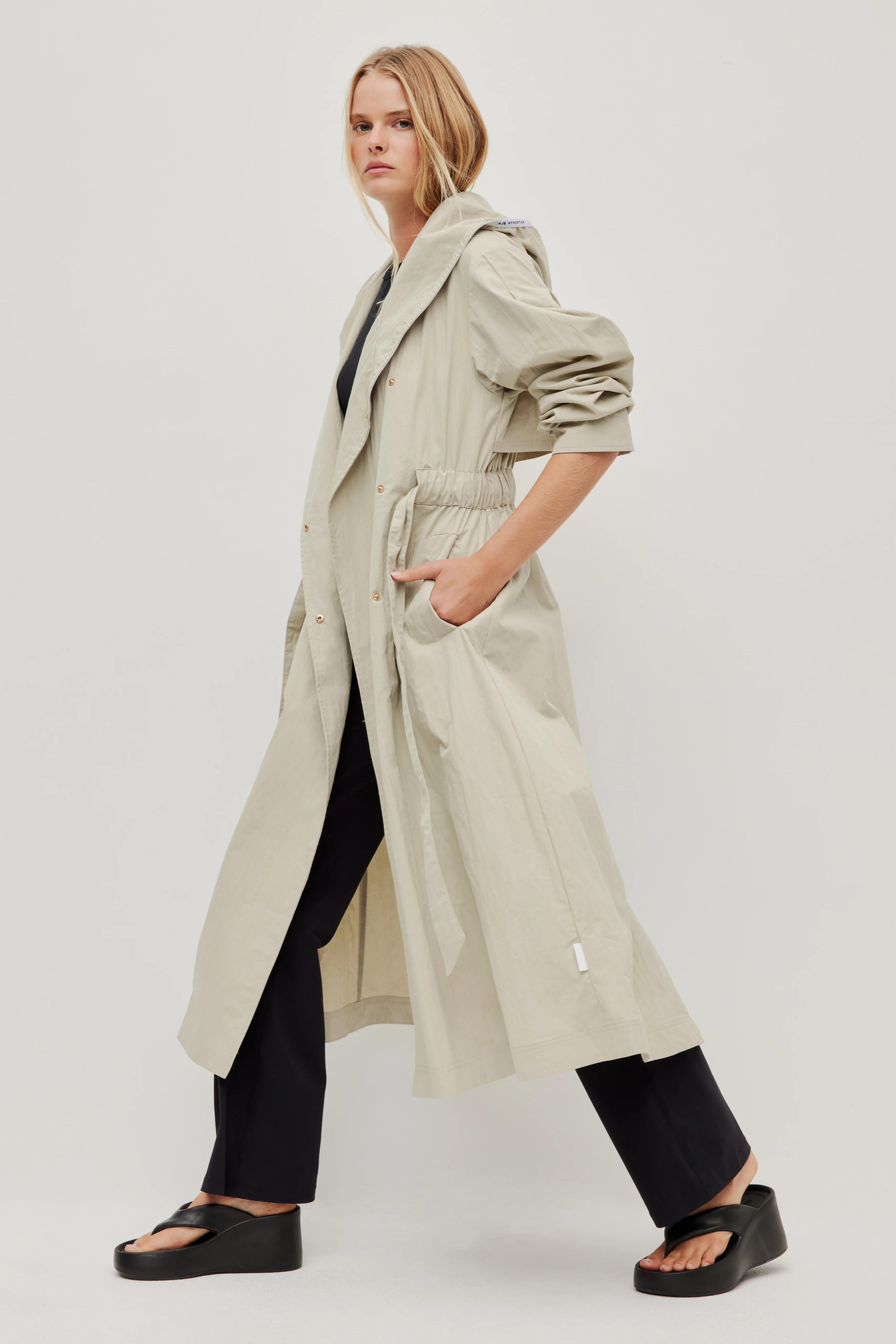 Logotape Trench Coat - Image 3