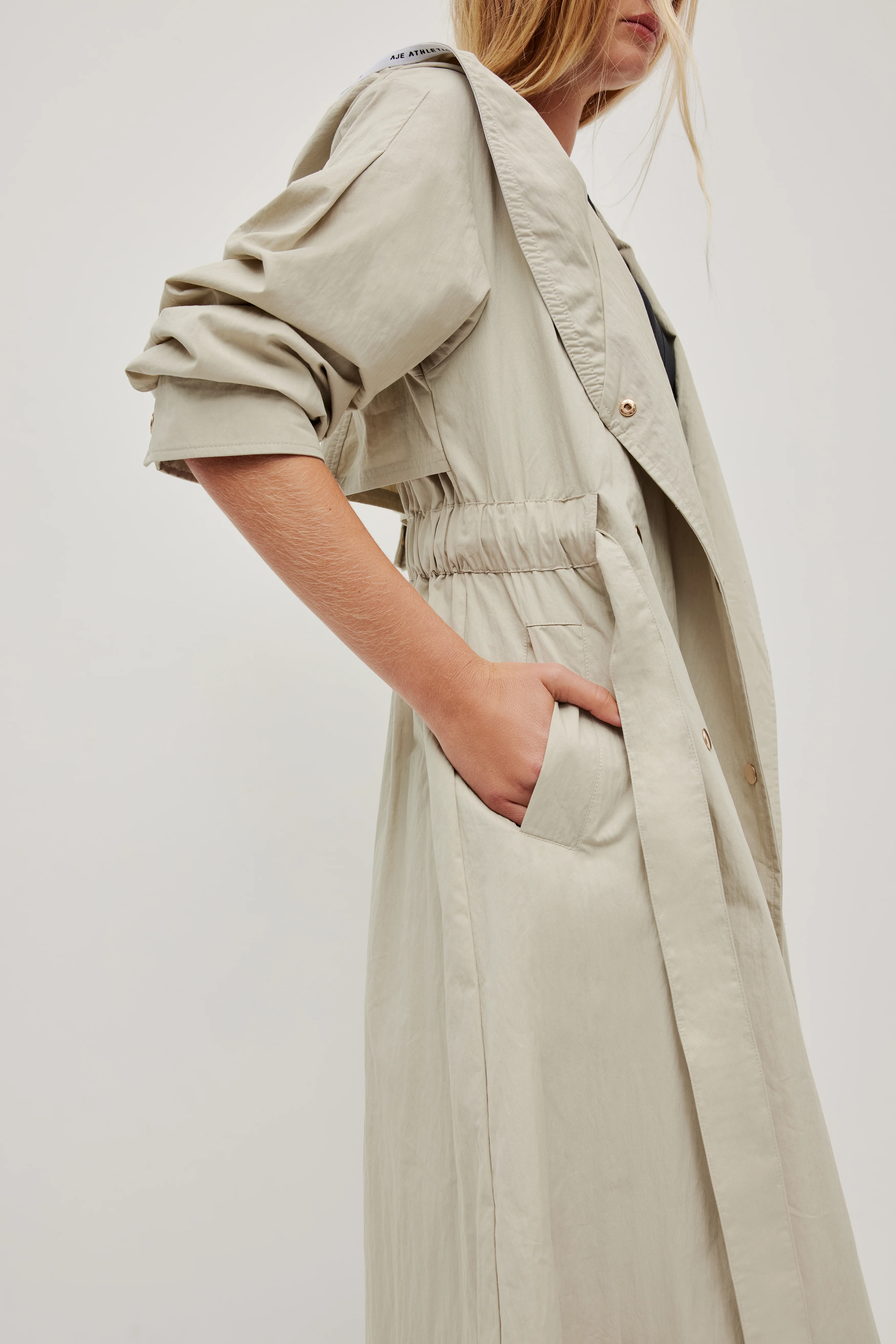 Logotape Trench Coat - Image 4