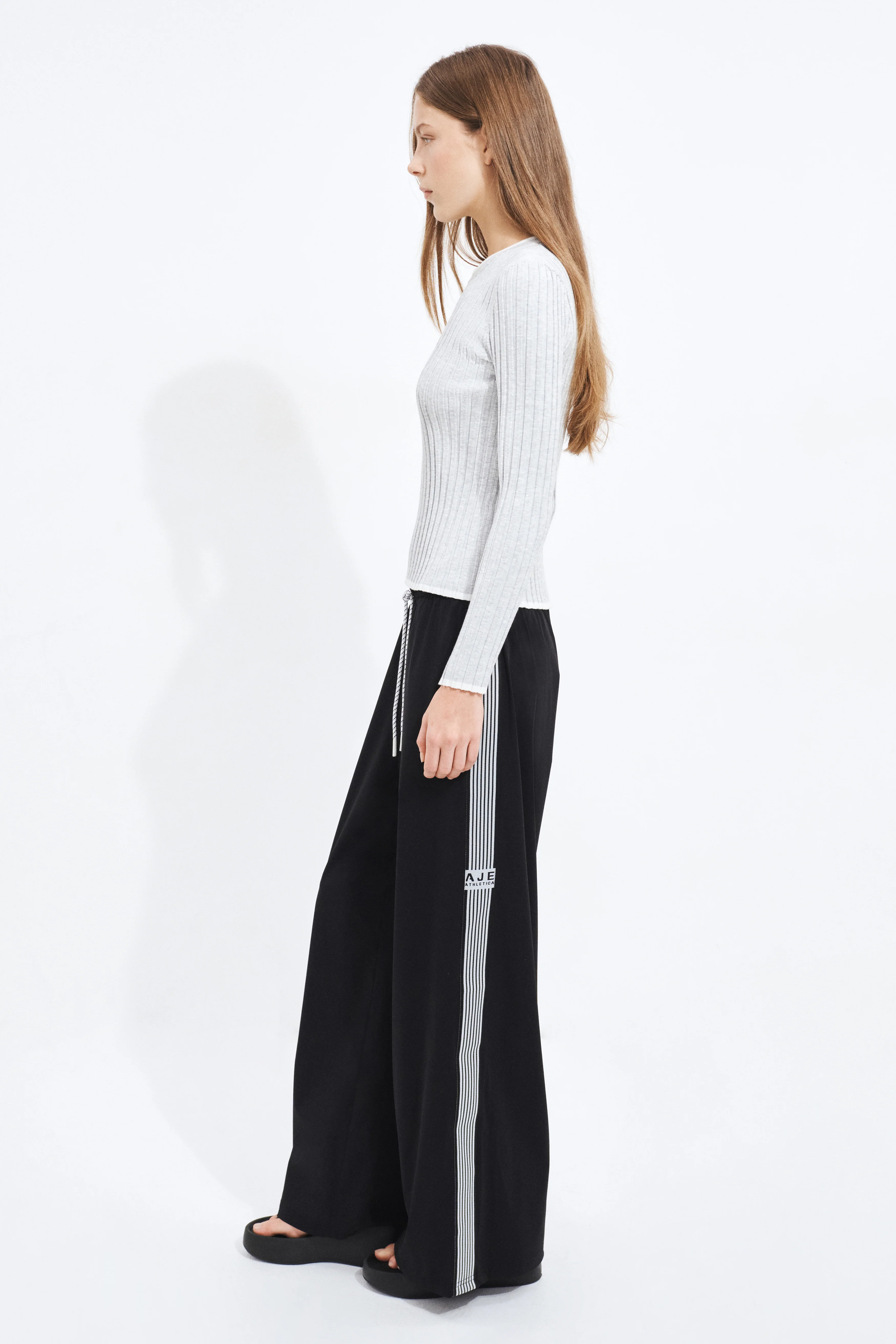 Long Sleeve Rib Knit Top - Image 4