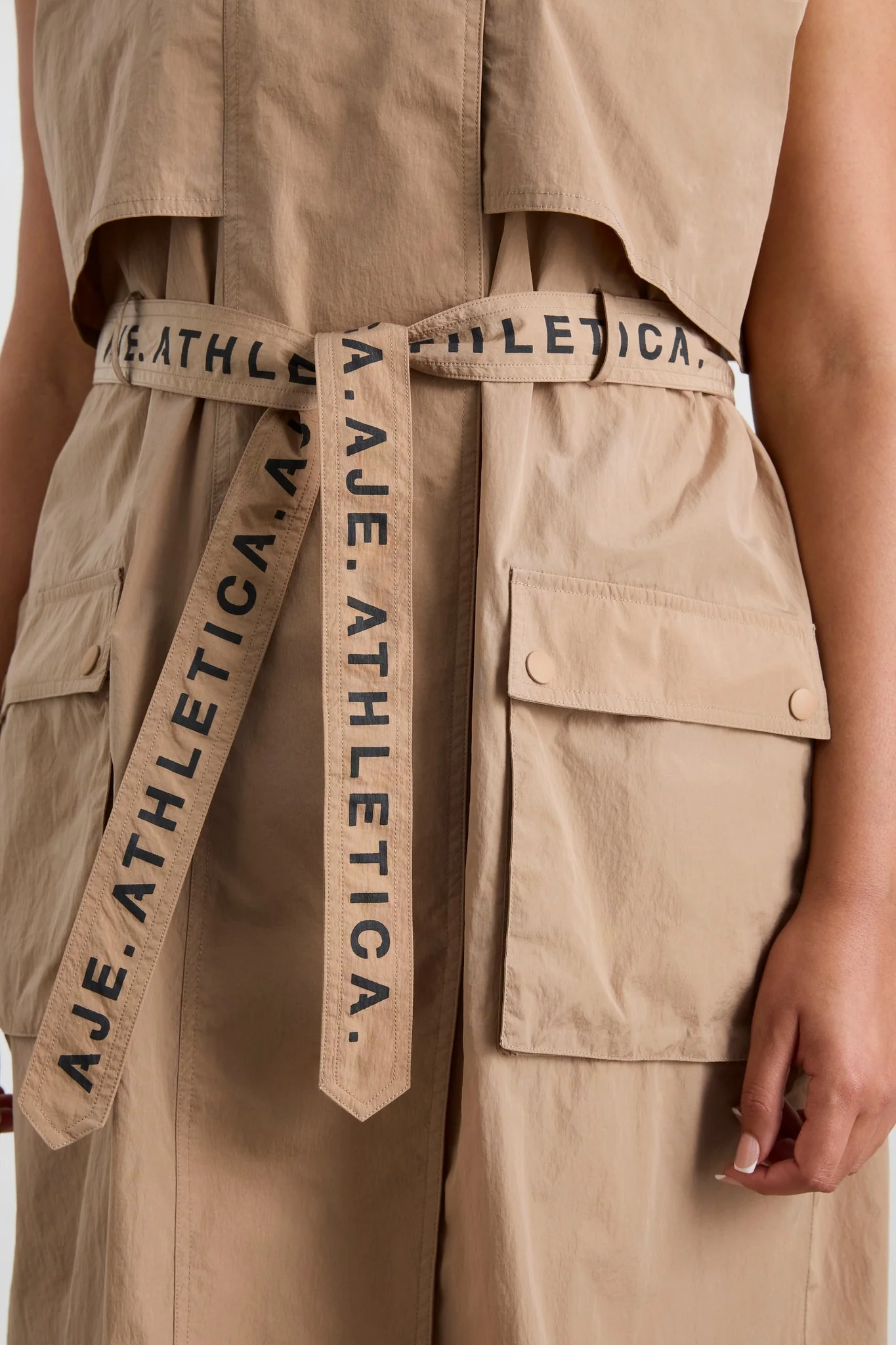 Longline Belted Vest 703 - Image 15