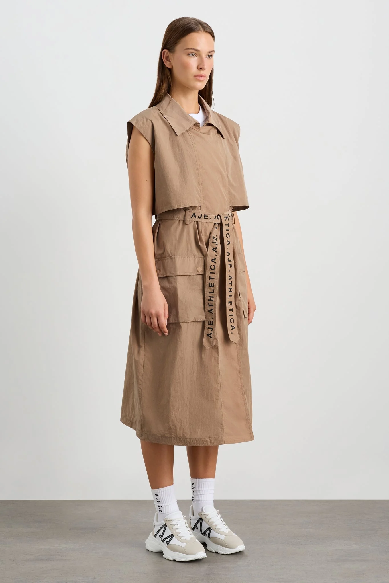 Longline Belted Vest 703 - Image 3
