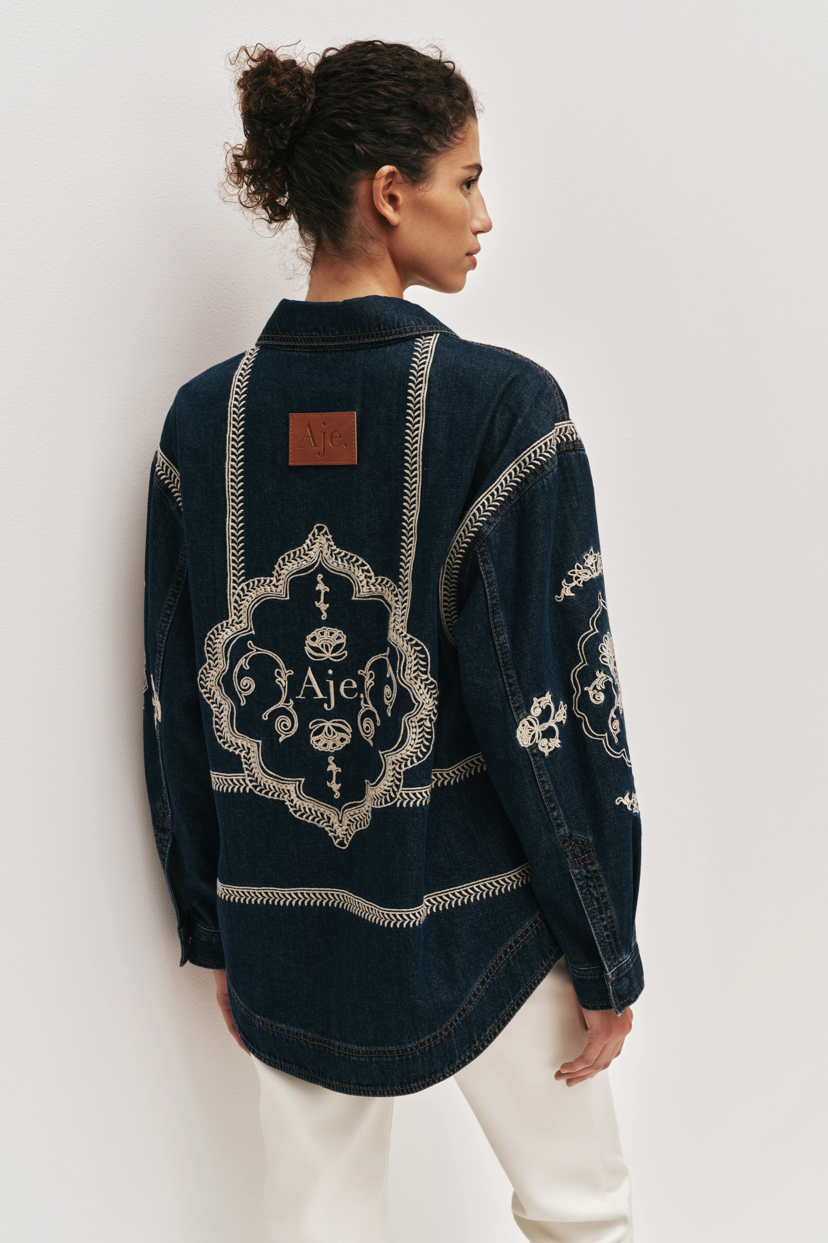 Lotus Denim Shirt - Image 5