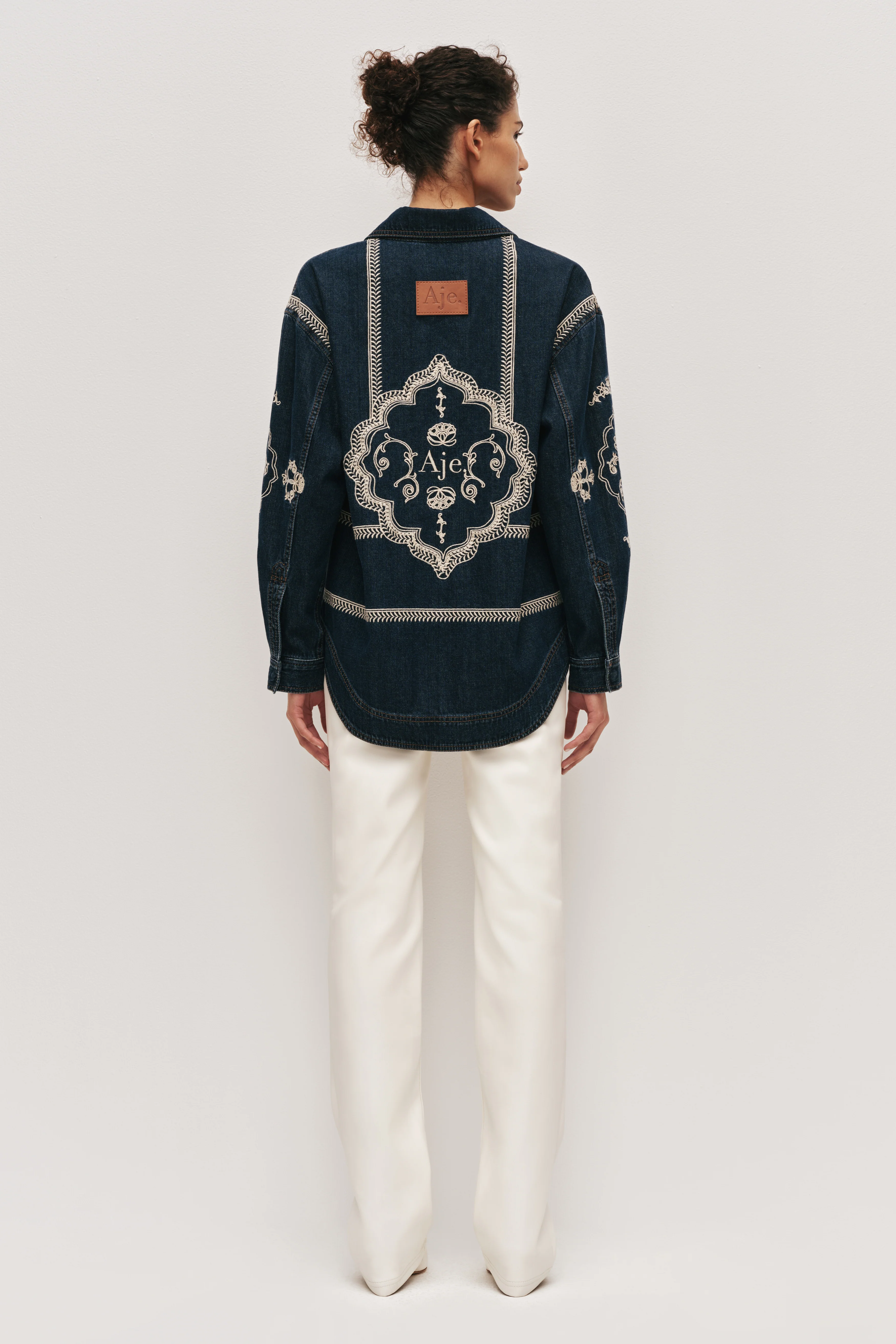 Lotus Denim Shirt - Image 6