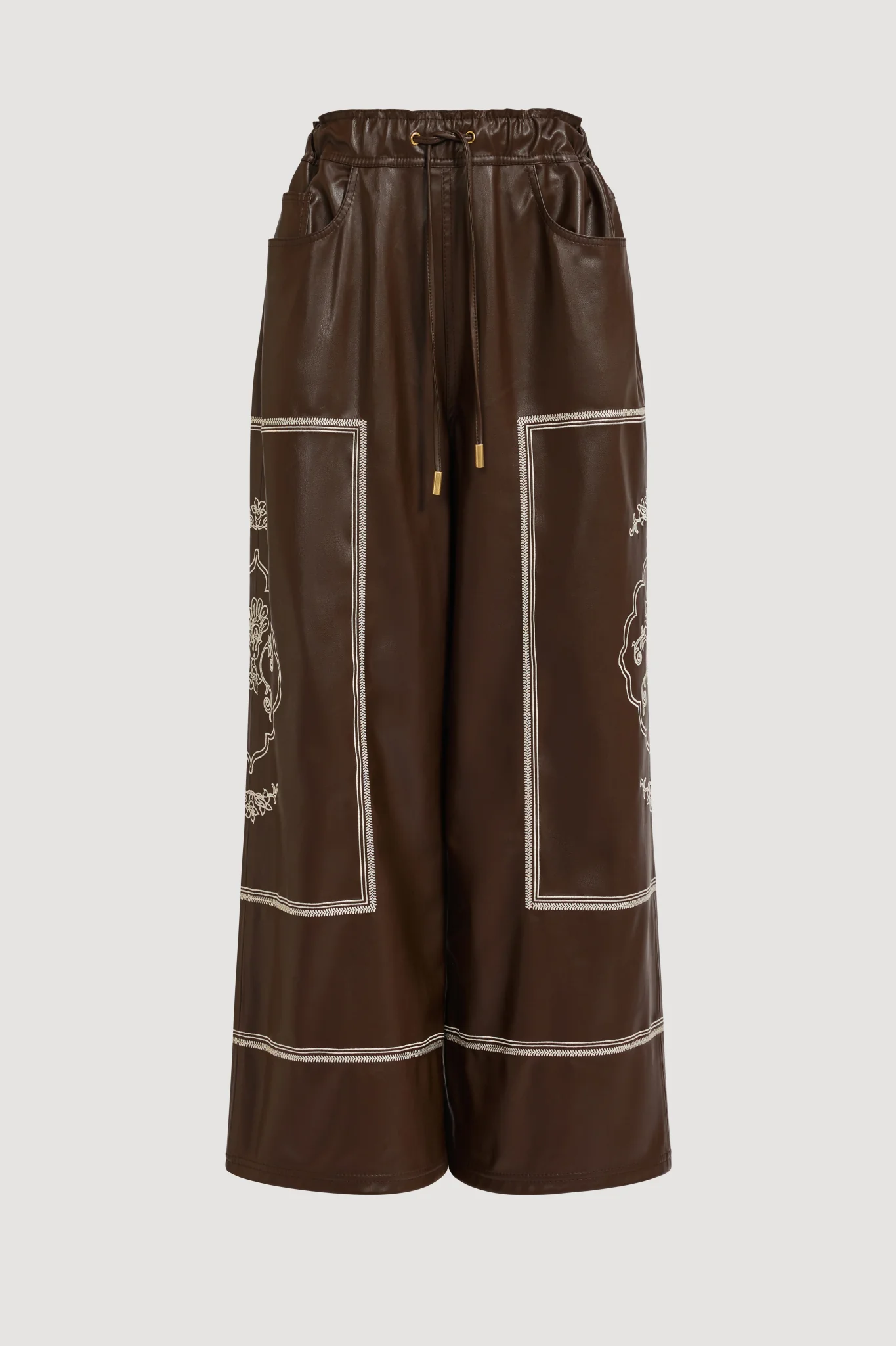 Lotus Vegan Leather Pant - Image 2