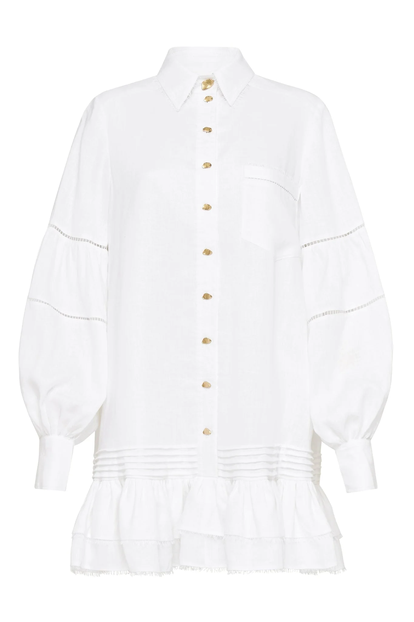 Lotus Shirt Mini Dress - Image 2