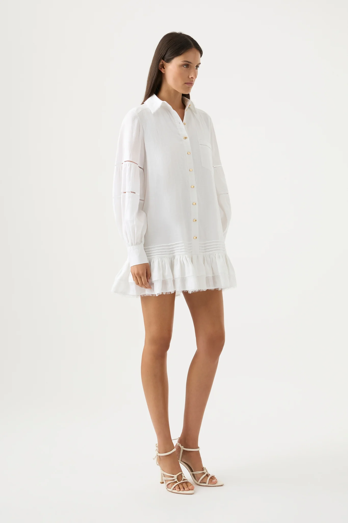 Lotus Shirt Mini Dress - Image 3