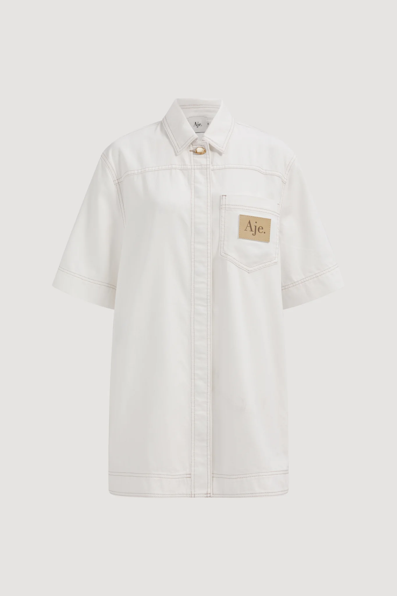 Lumi Denim Mini Tunic Dress - Image 2