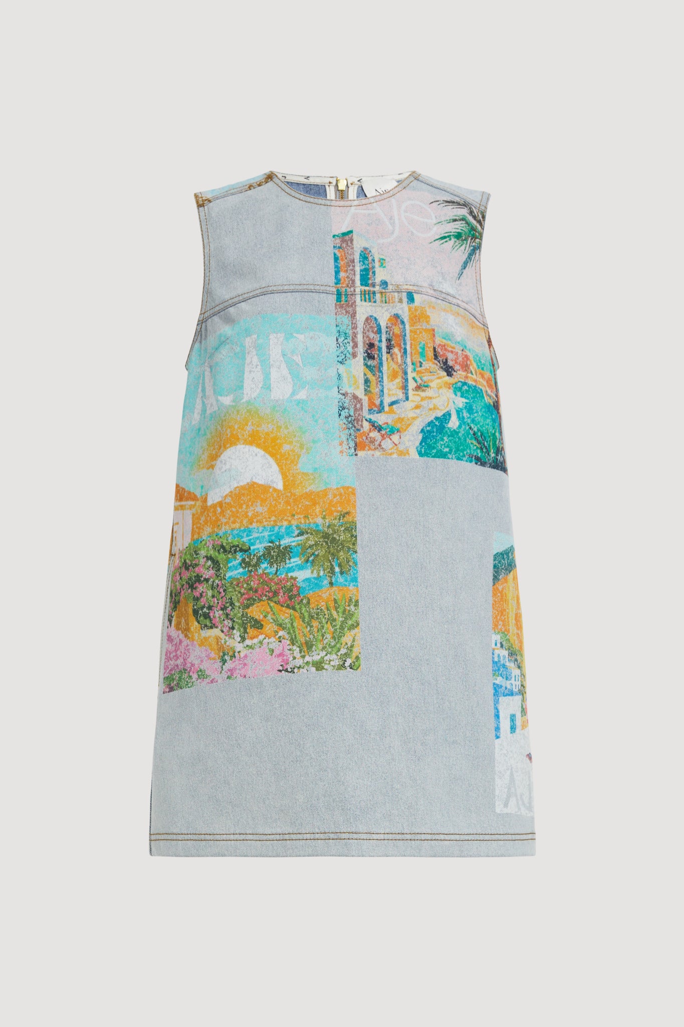 Mae Denim Mini Dress - Image 2