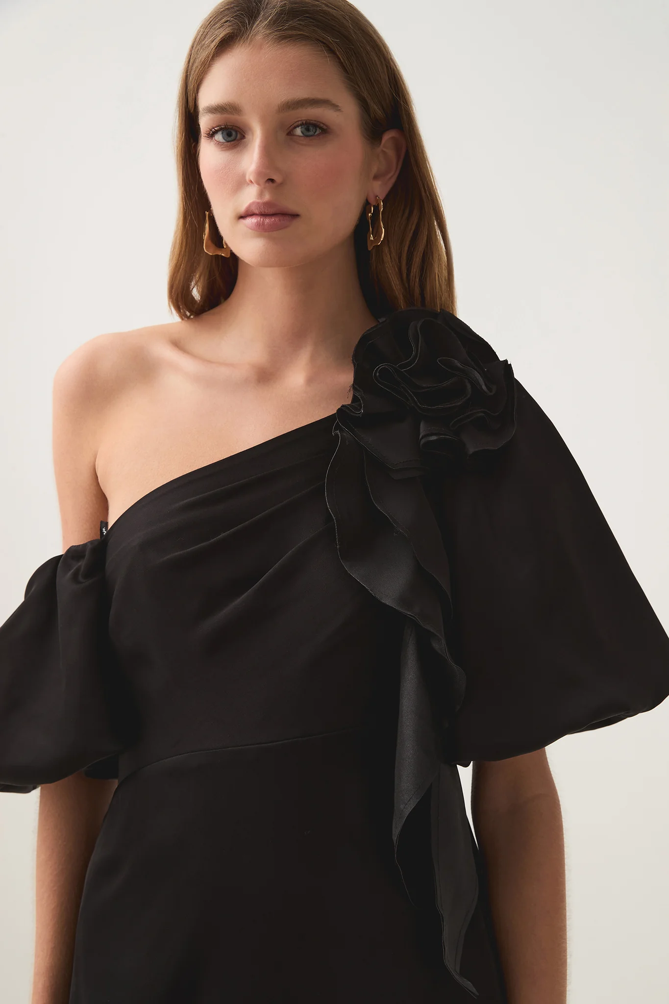 Magnetic Draped Midi Dress - Image 4