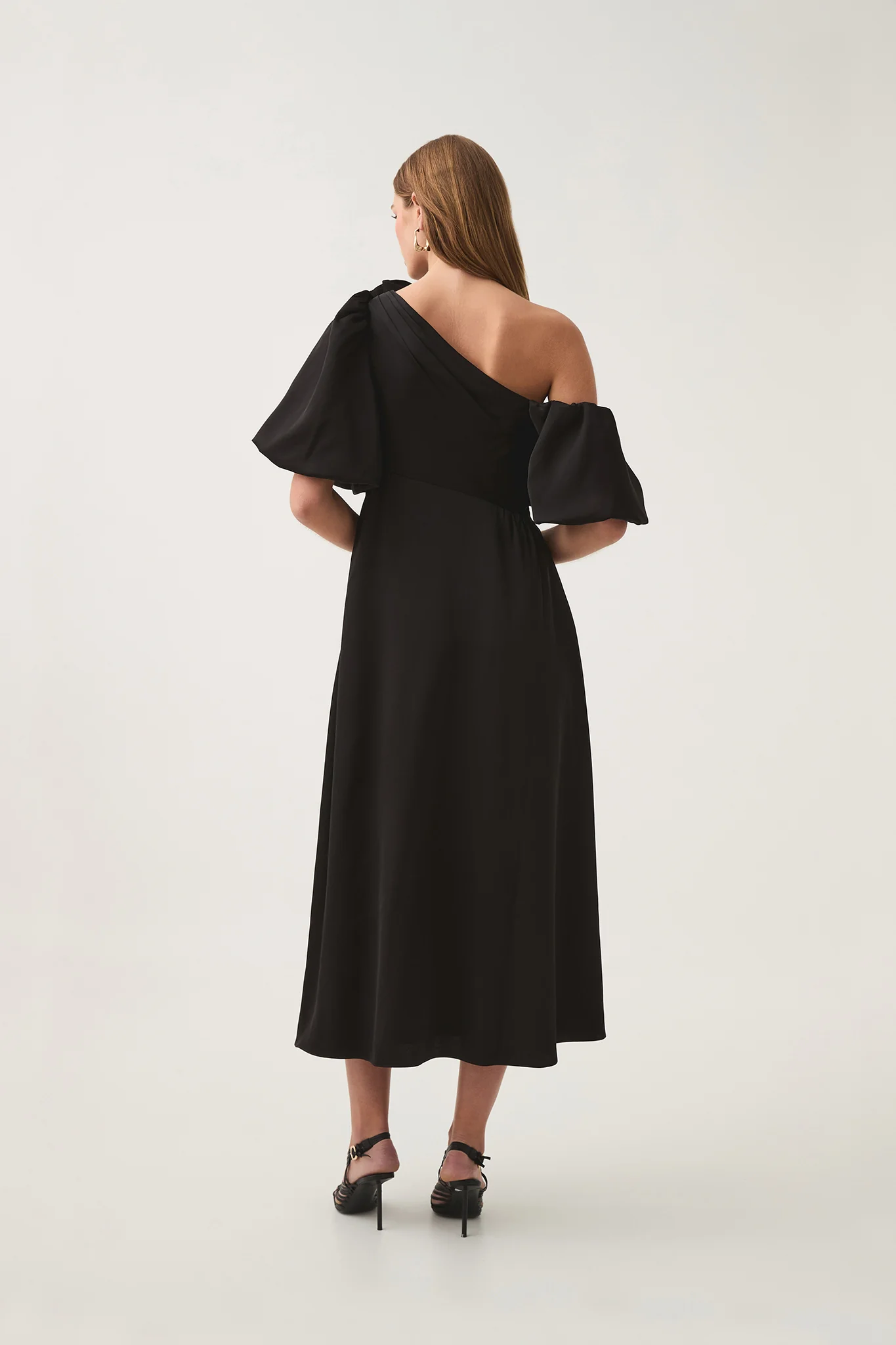Magnetic Draped Midi Dress - Image 5