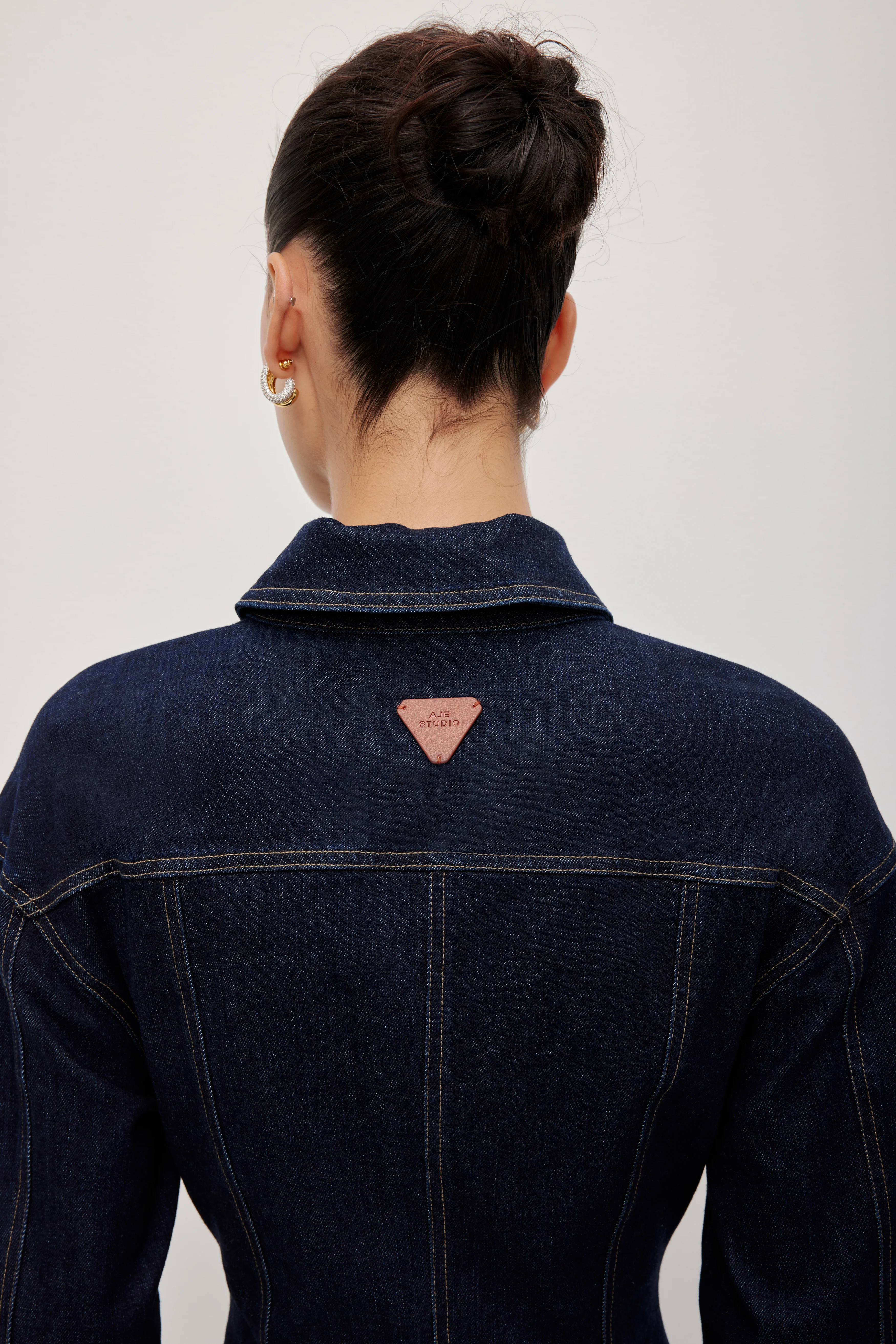 Marcelline Denim Dress - Image 4
