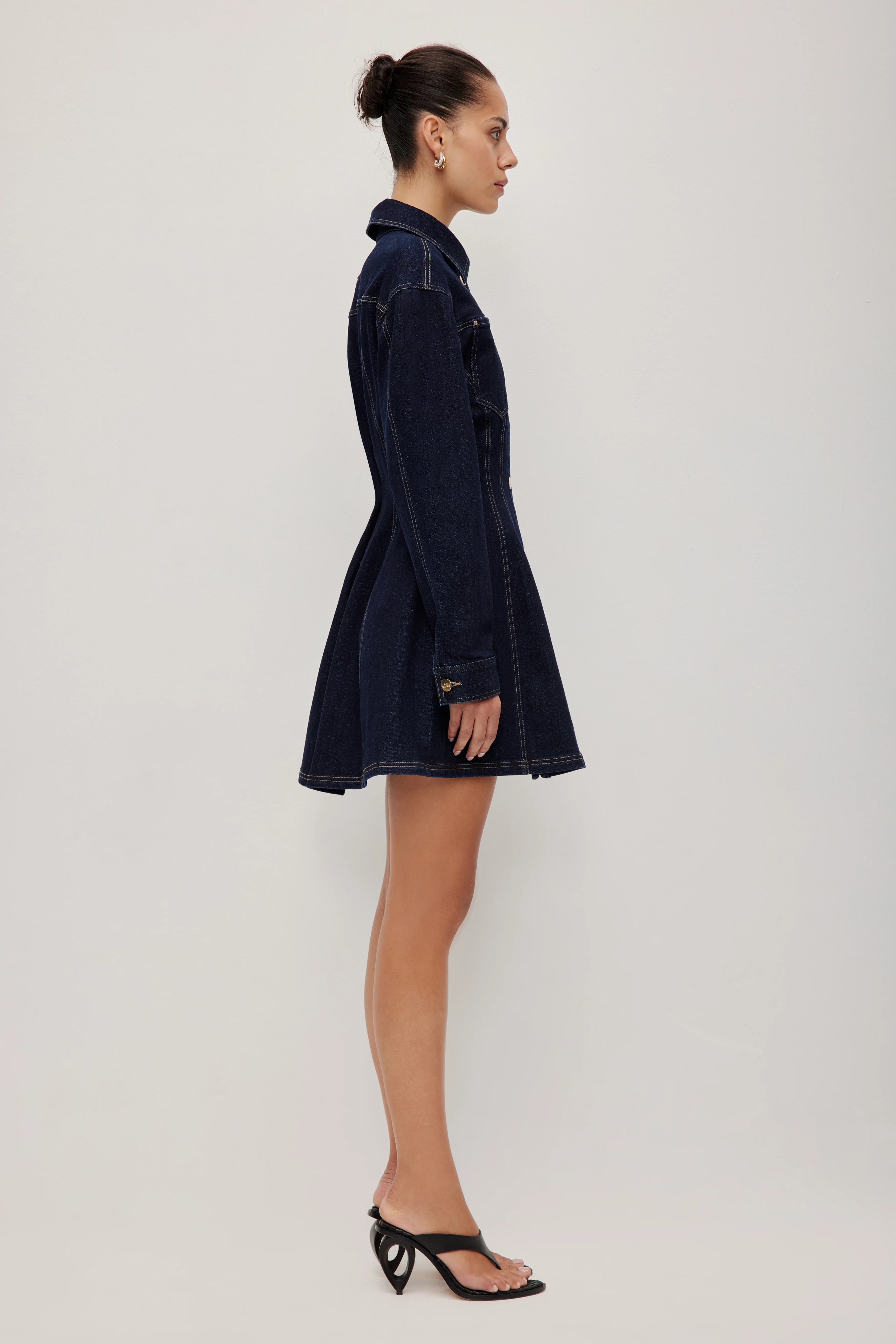 Marcelline Denim Dress - Image 6