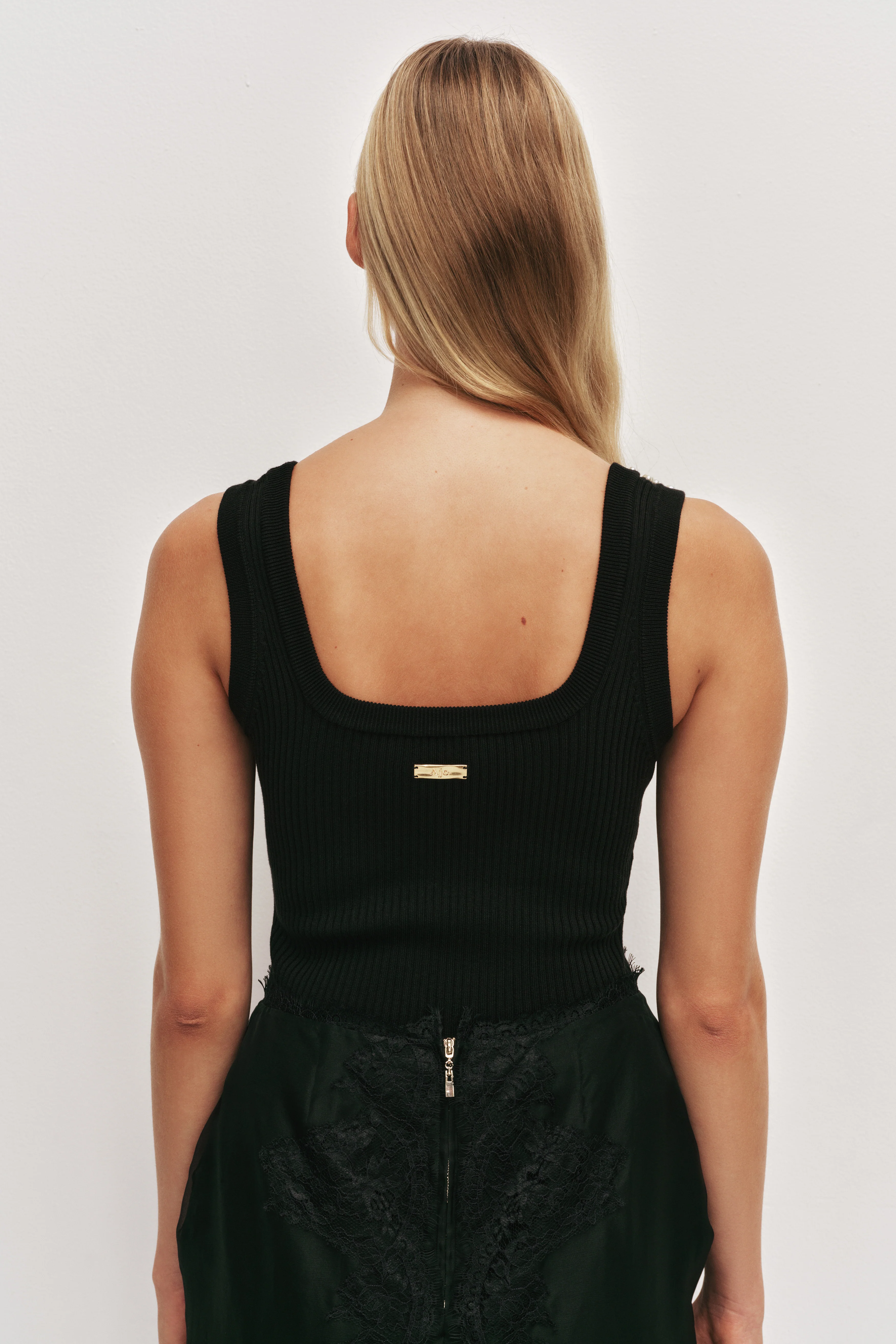 Marlene Pearl Knit Tank - Image 5
