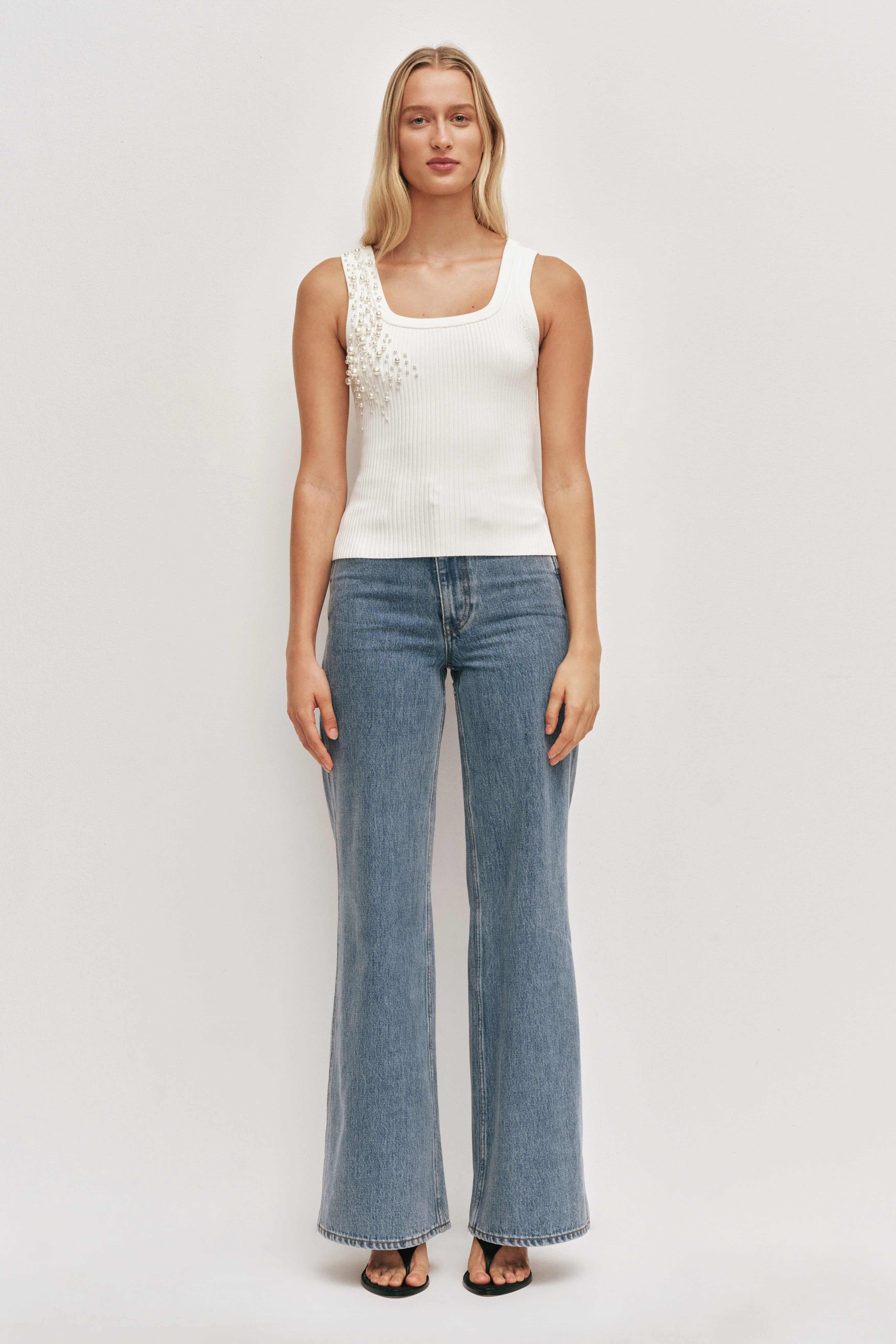 Marlene Pearl Knit Tank