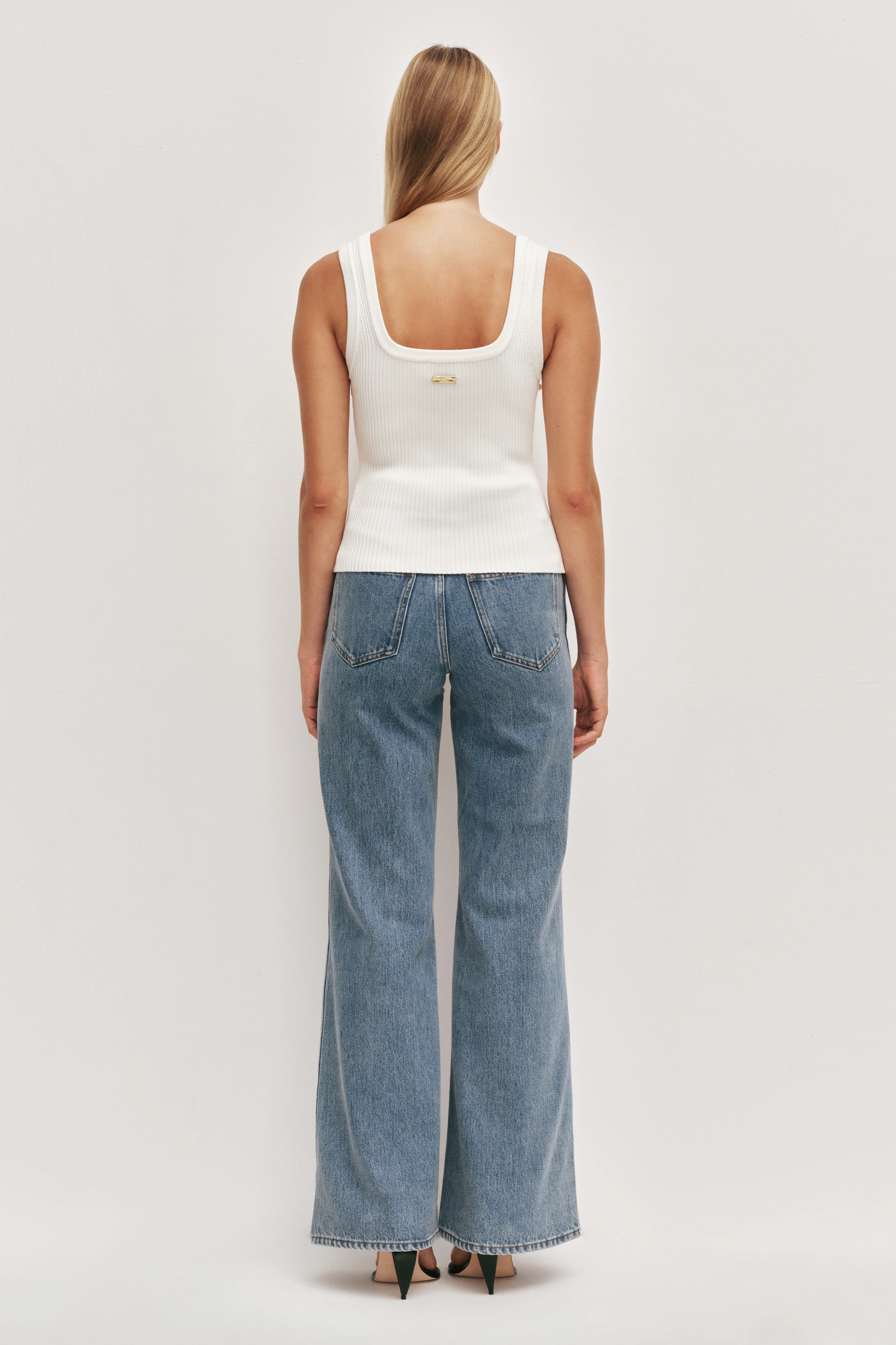 Marlene Pearl Knit Tank - Image 4