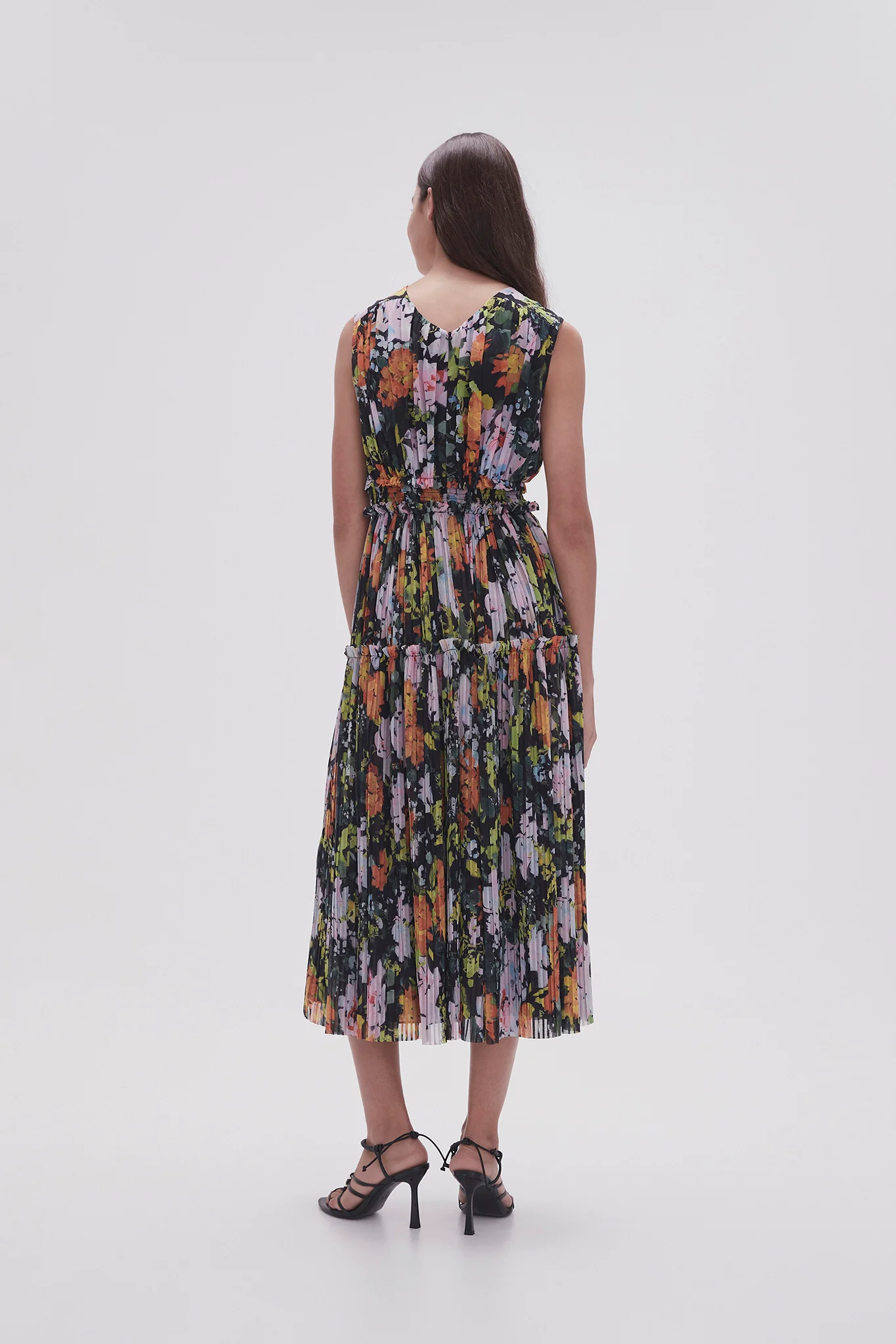 Marlowe Shirred Midi Dress - Image 5