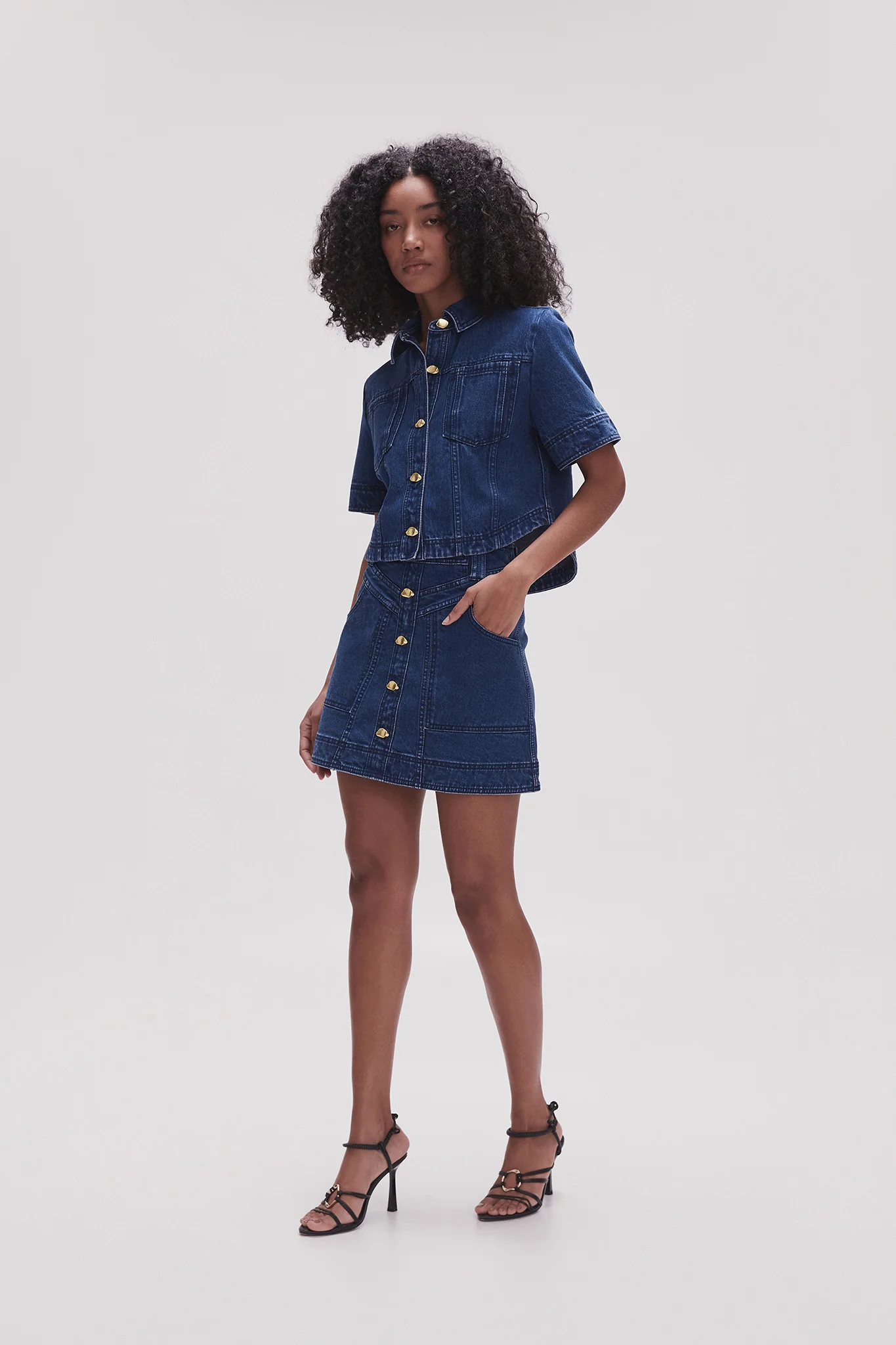 May Denim Mini Skirt - Image 3