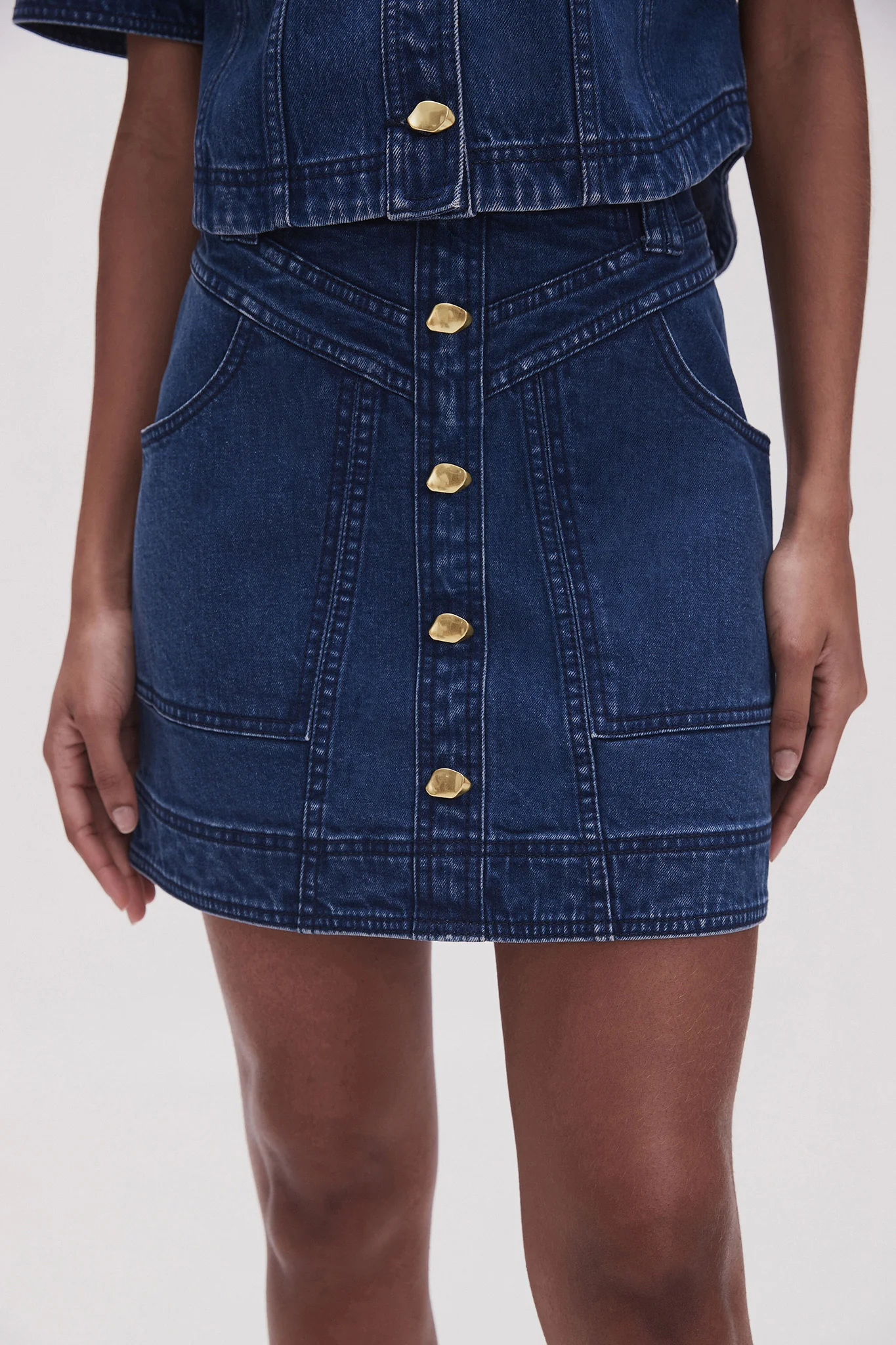 May Denim Mini Skirt - Image 4