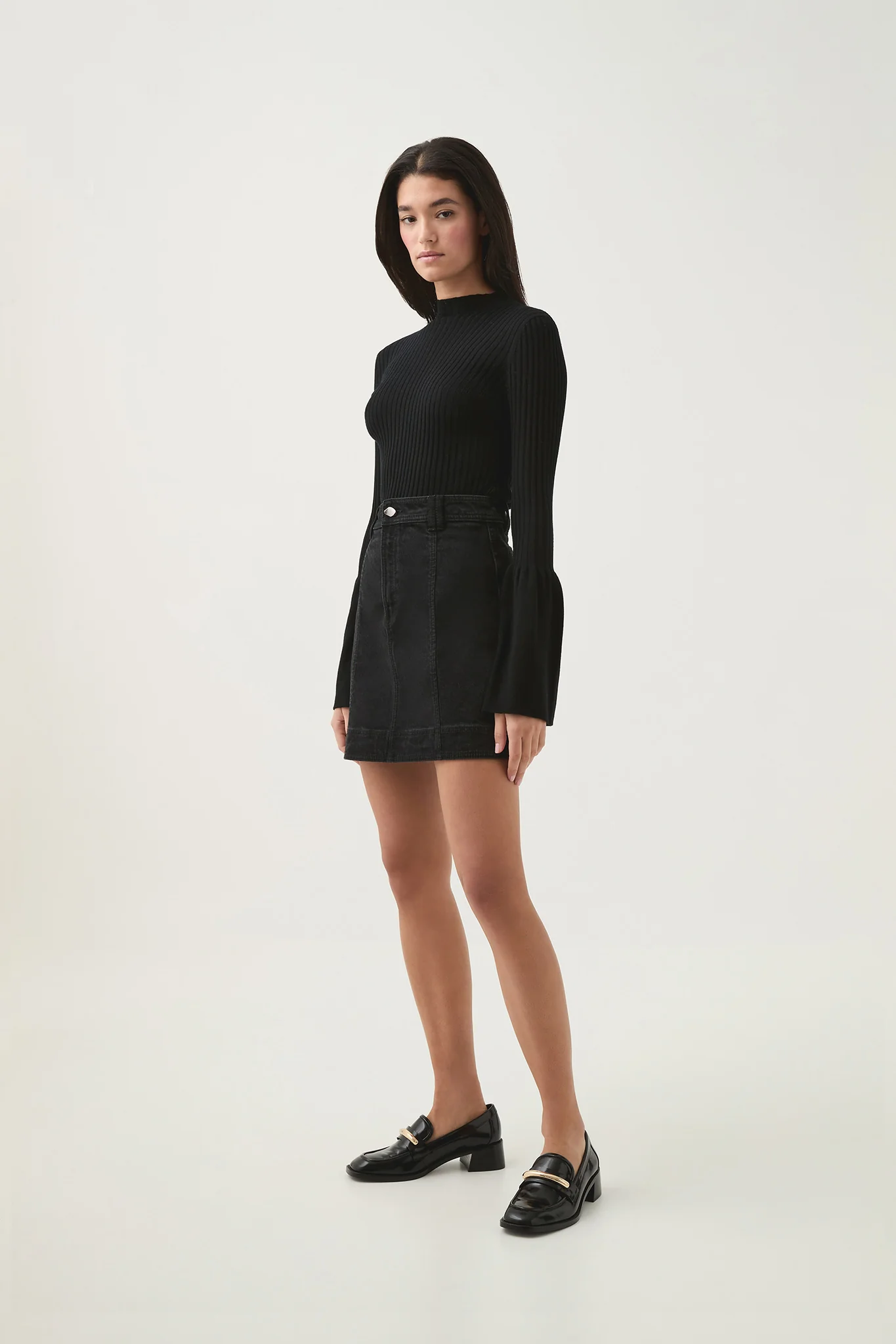 Maya Denim Mini Skirt - Image 3