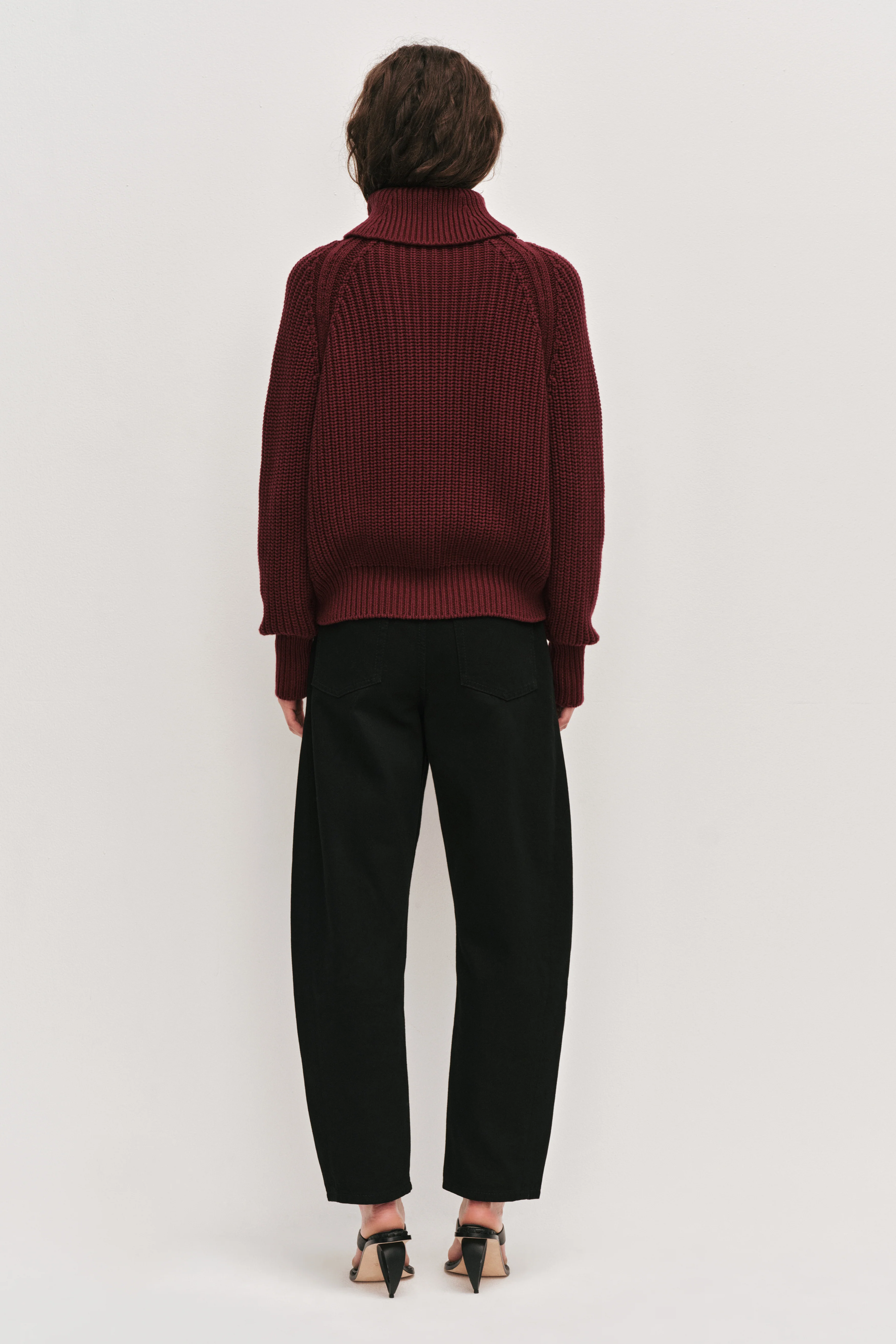 Mea Logo Funnel Neck Jumper - Image 6