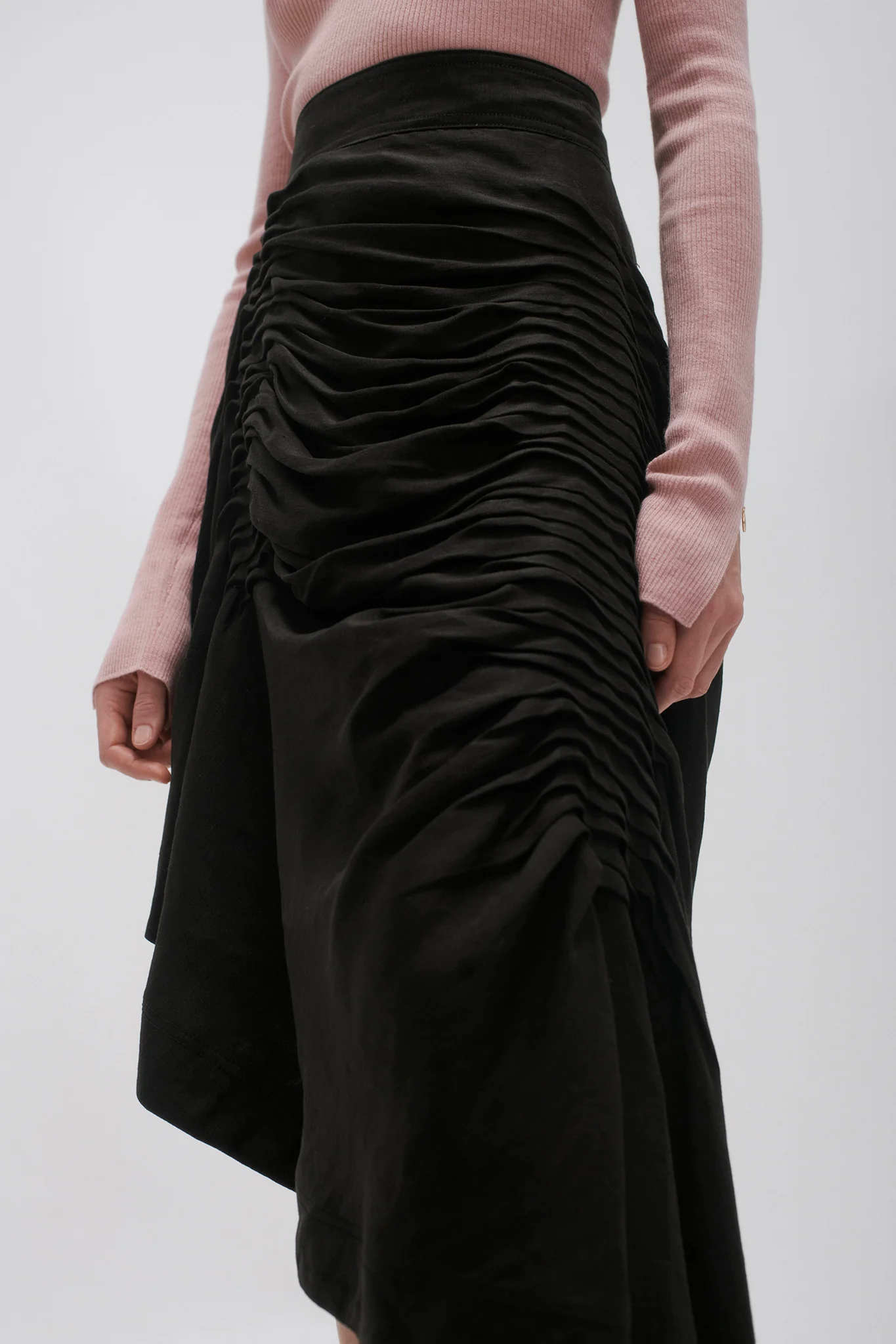 Memoir Asymmetric Midi Skirt - Image 7