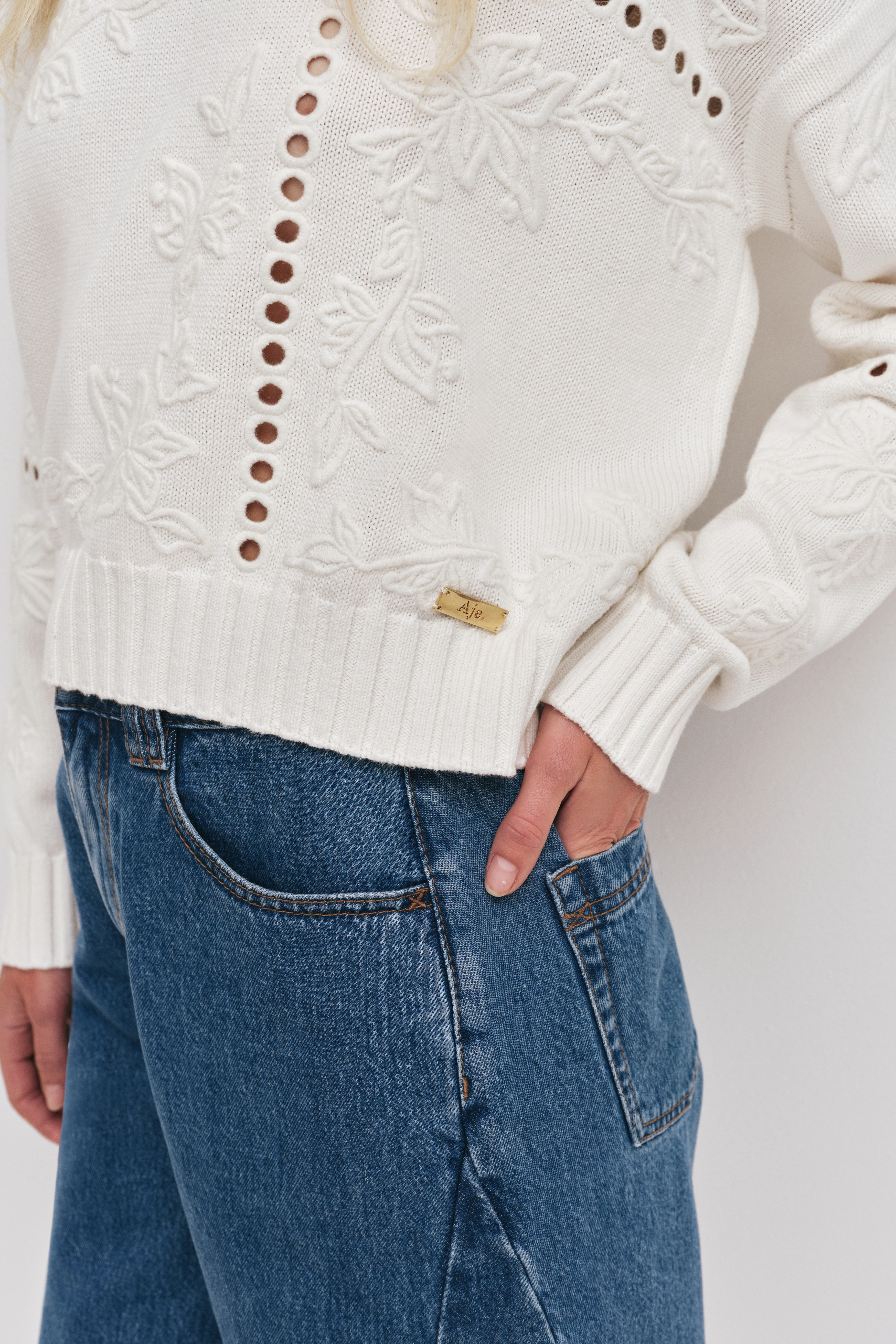Merrit Embroidered Knit Jumper - Image 5