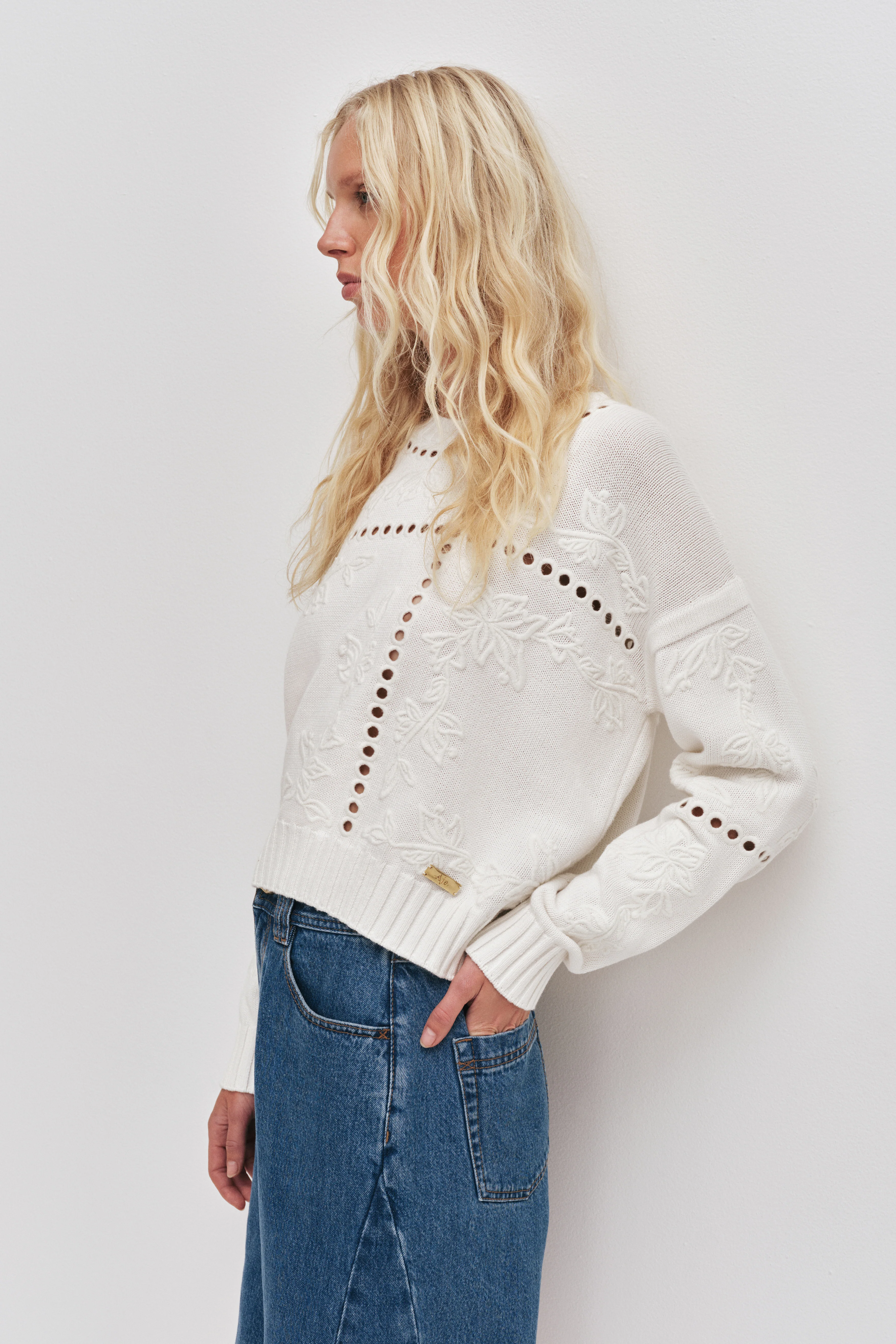 Merrit Embroidered Knit Jumper - Image 6
