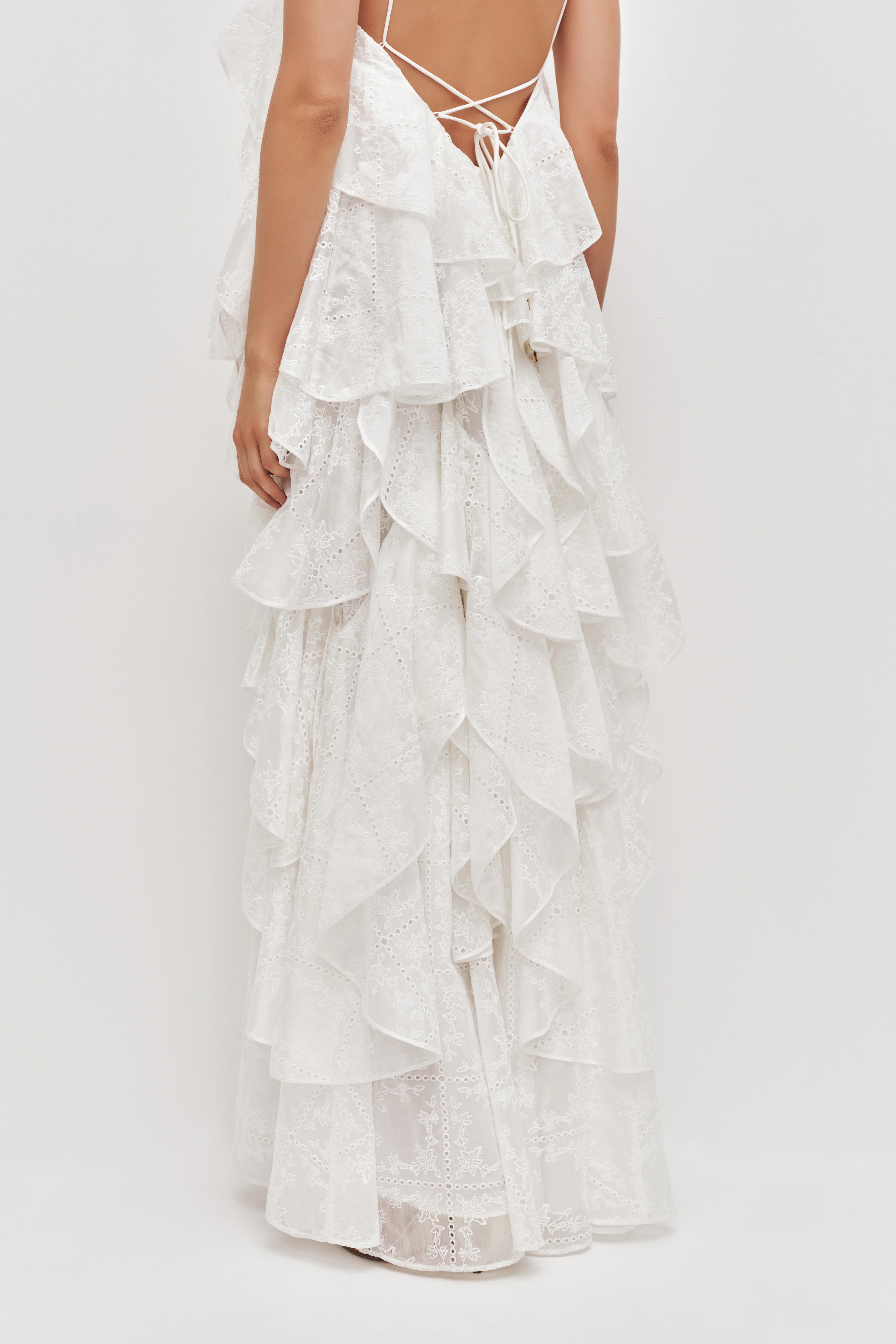 Merritt Embroidered Gown - Image 7