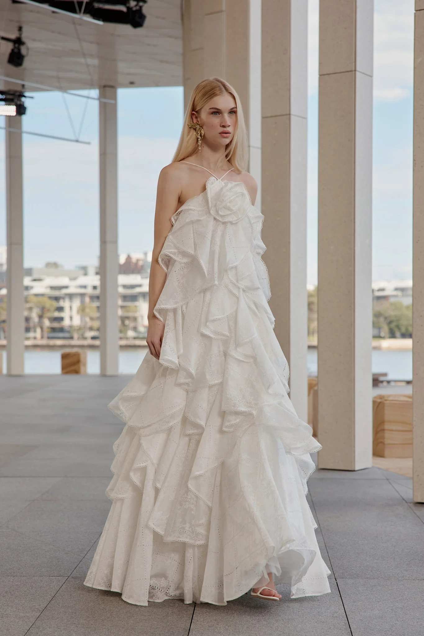 Merritt Embroidered Gown - Image 9