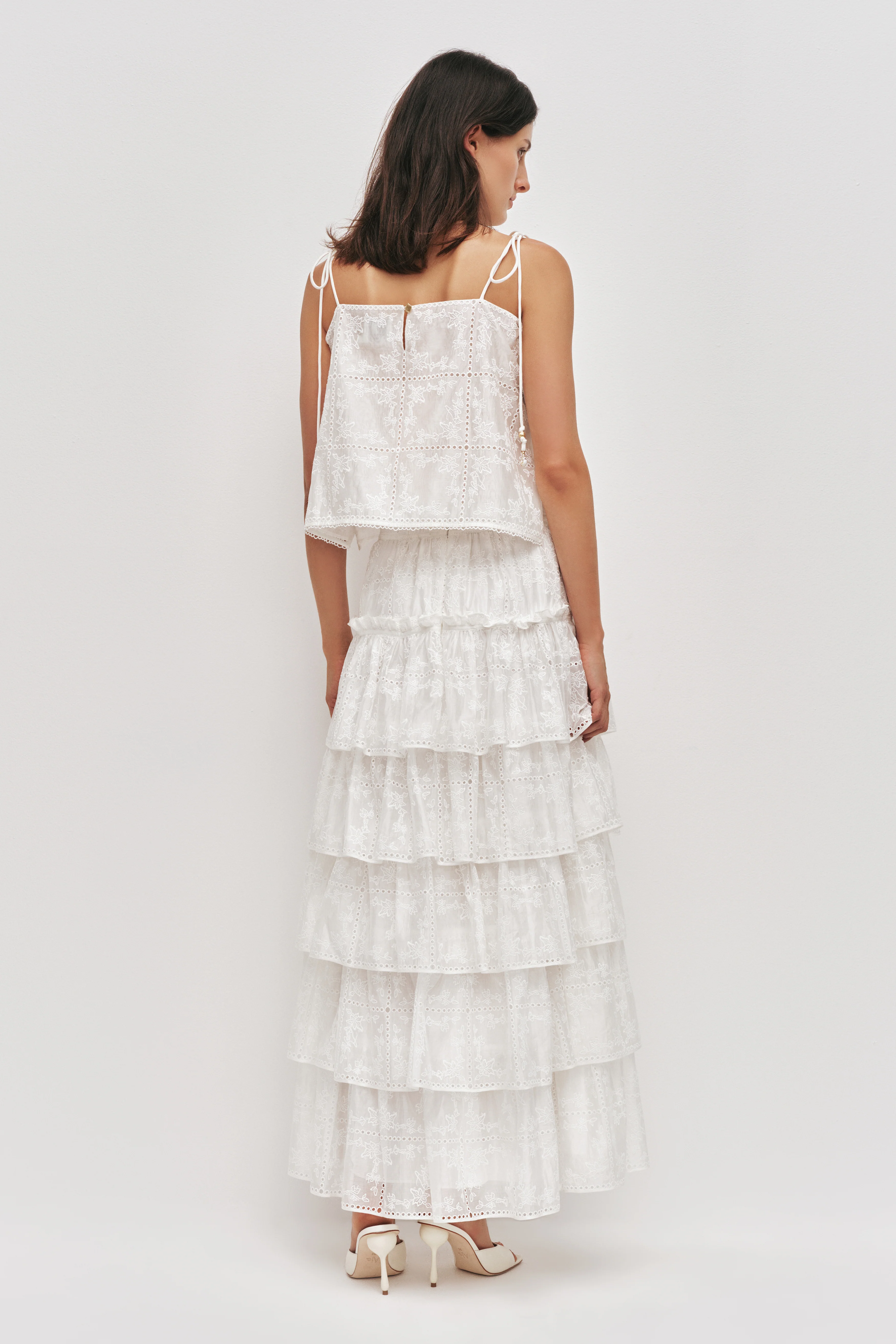 Merritt Embroidered Midi Skirt - Image 6