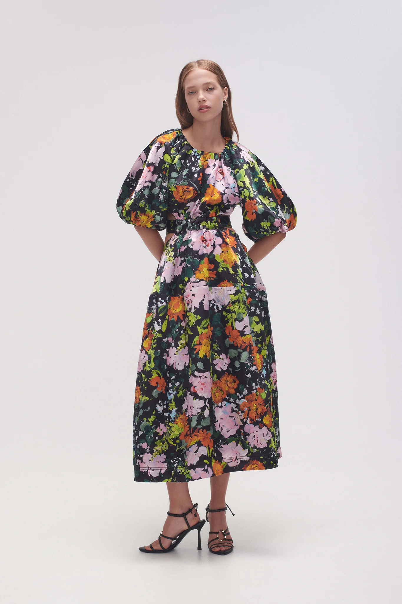 Mimosa Cutout Midi Dress - Image 3