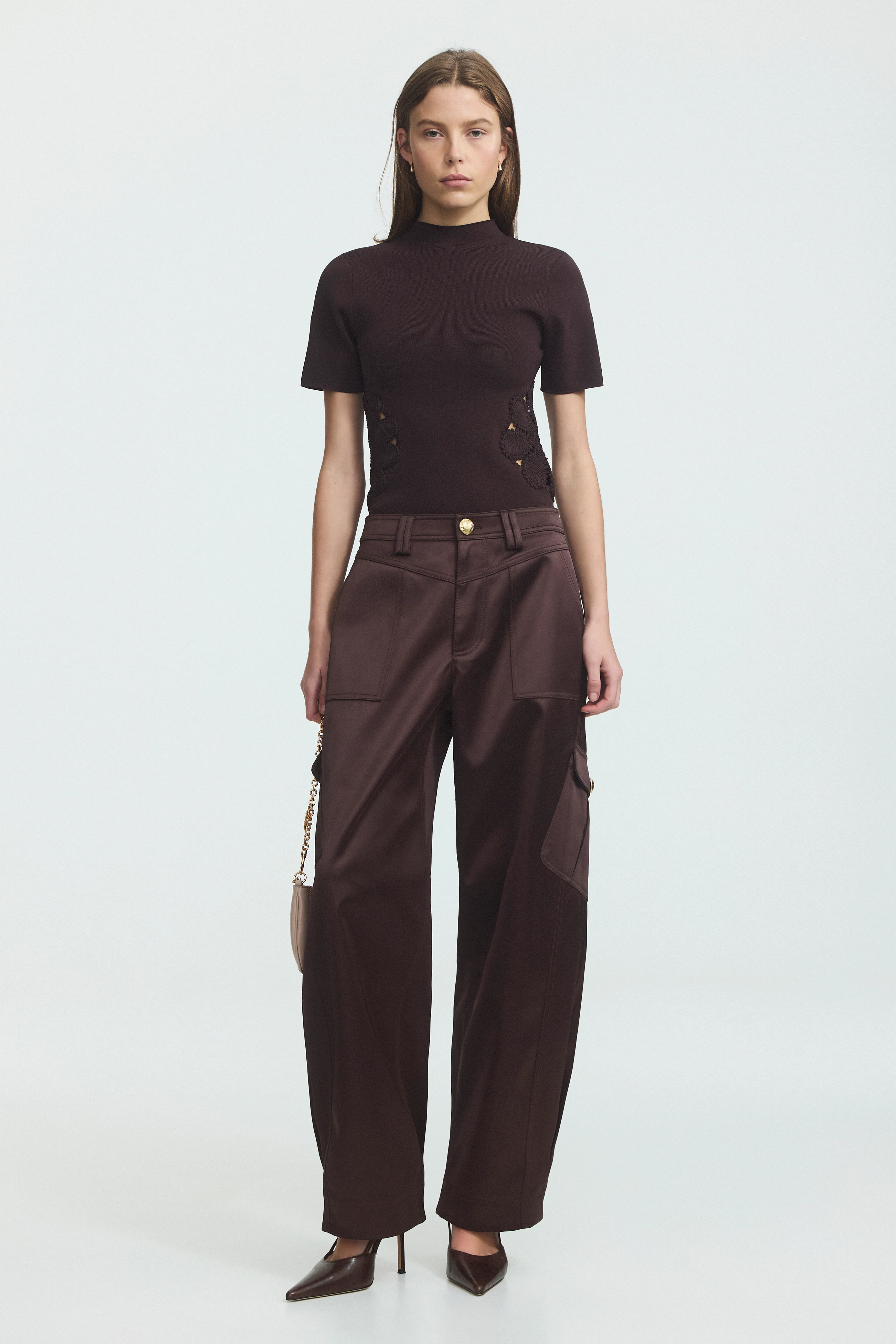 Miri Slim Fit Knit Tee