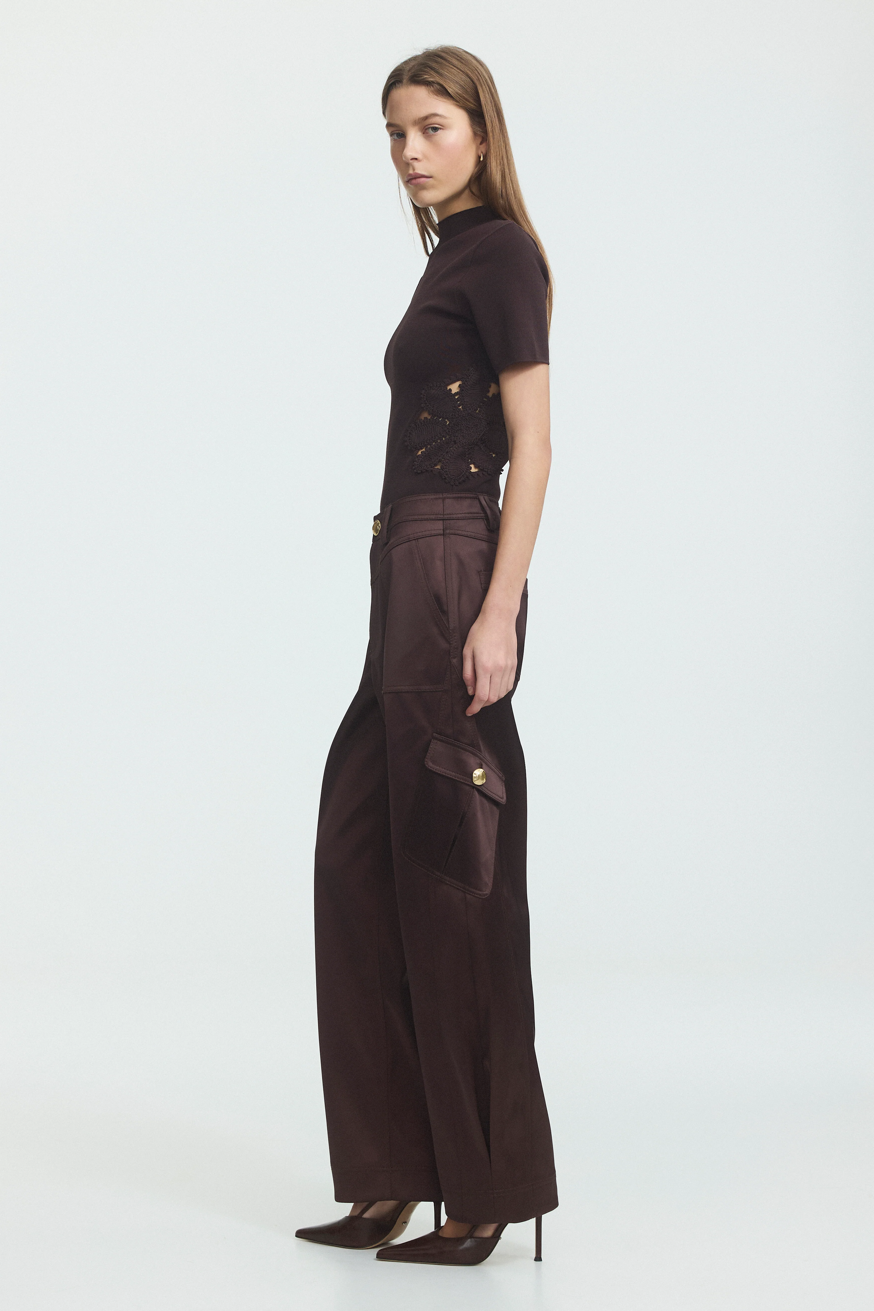 Miri Slim Fit Knit Tee - Image 5