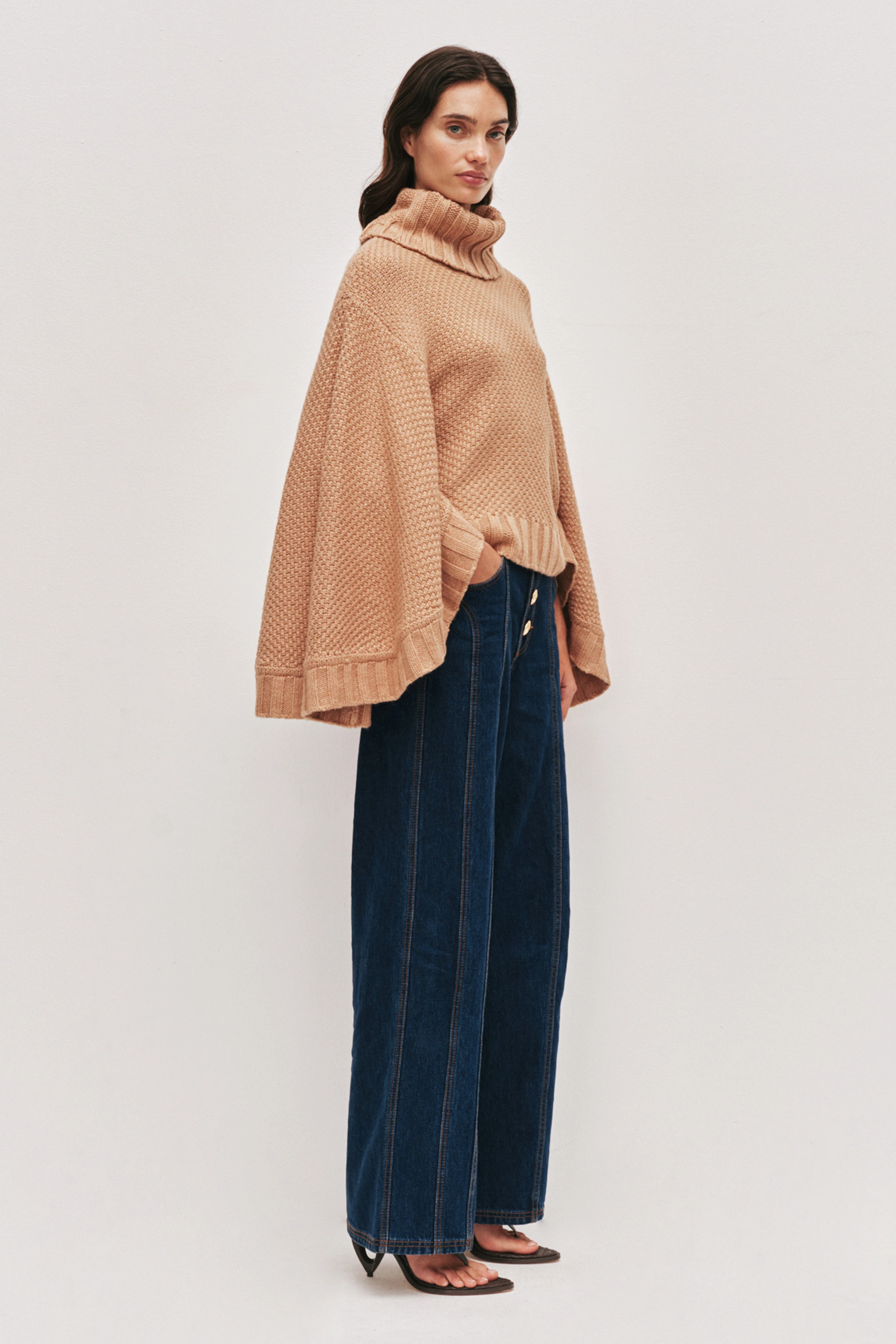 Mirila Cape Knit Top - Image 6