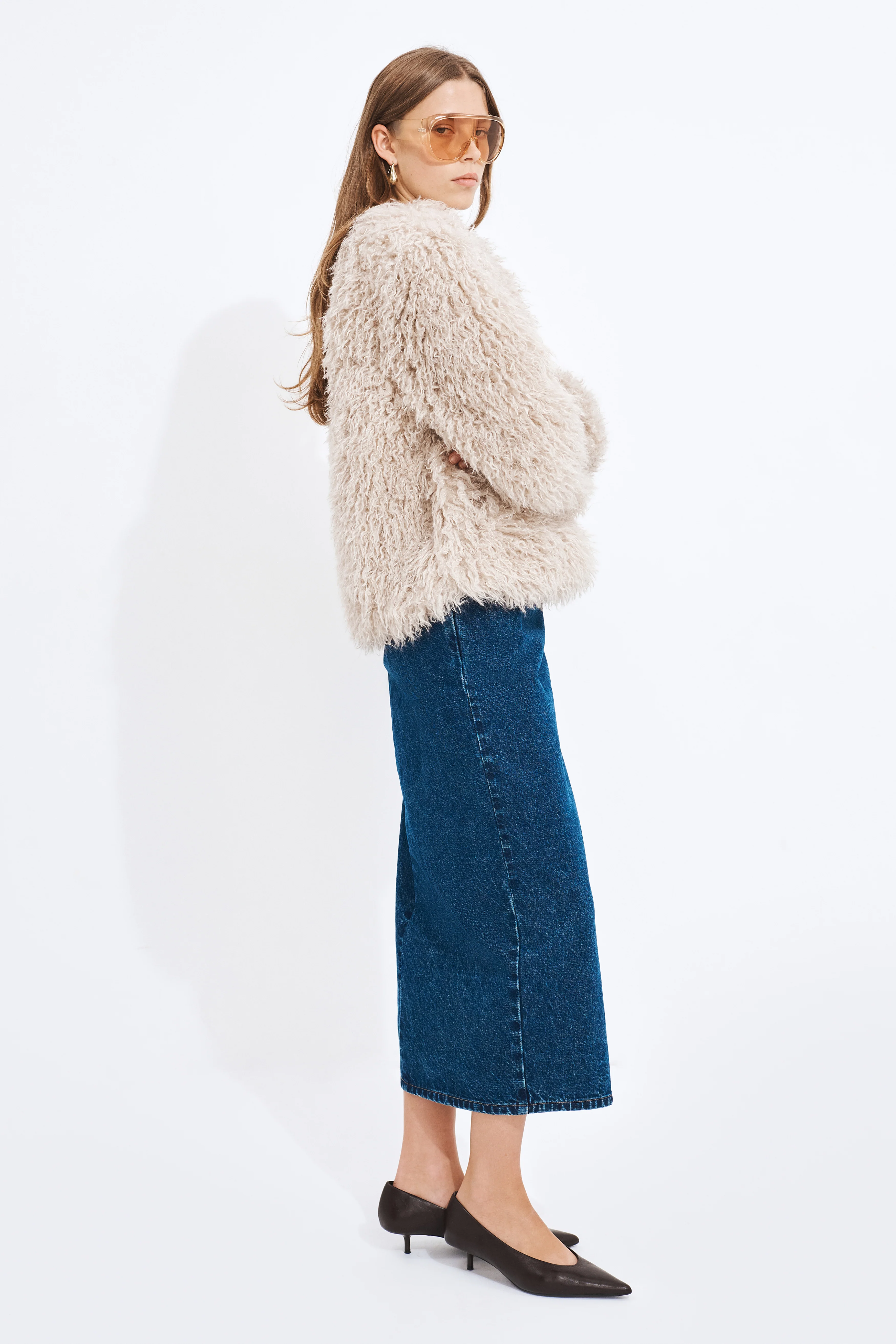 Misha Fluffy Coat - Image 5