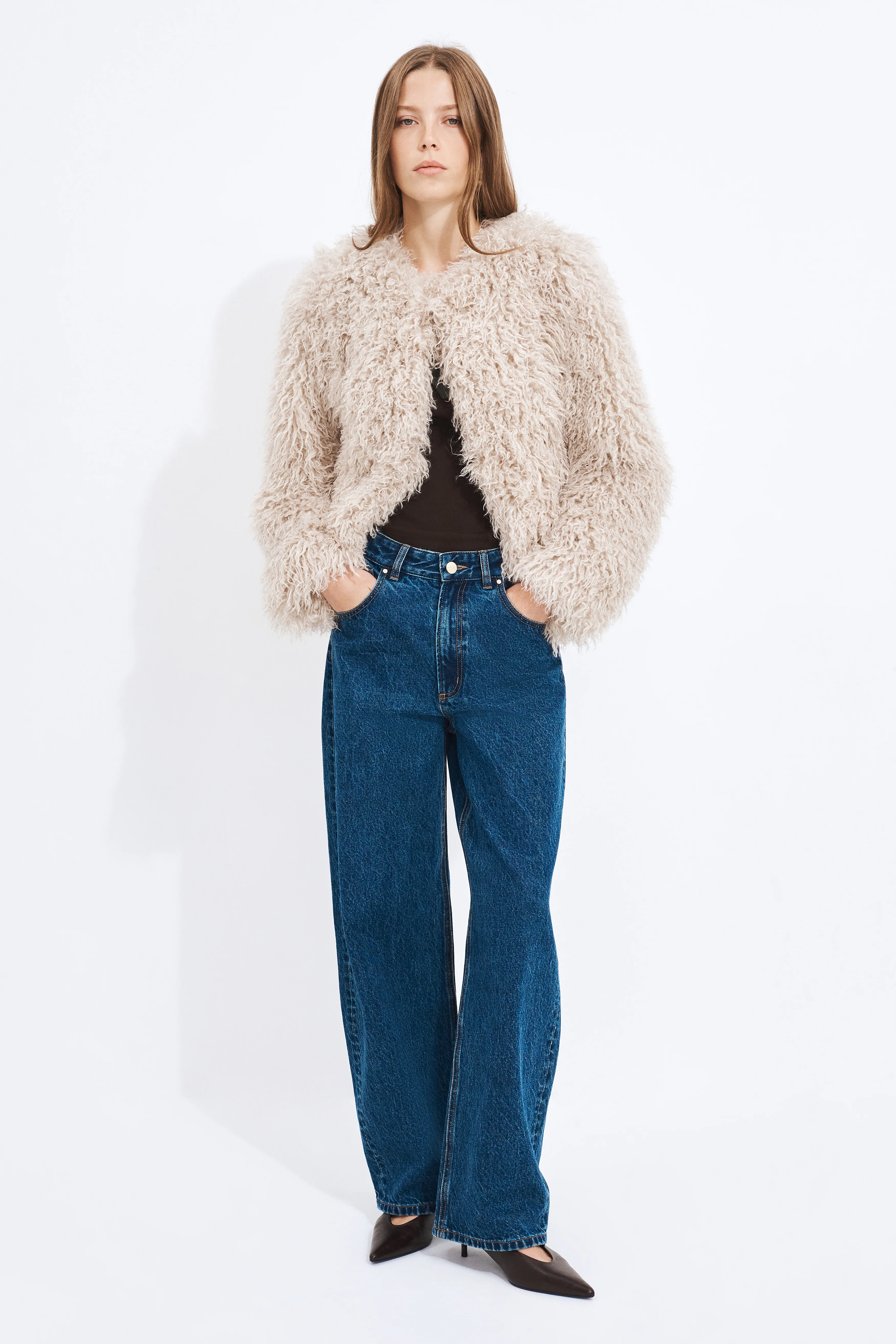 Misha Fluffy Coat - Image 7