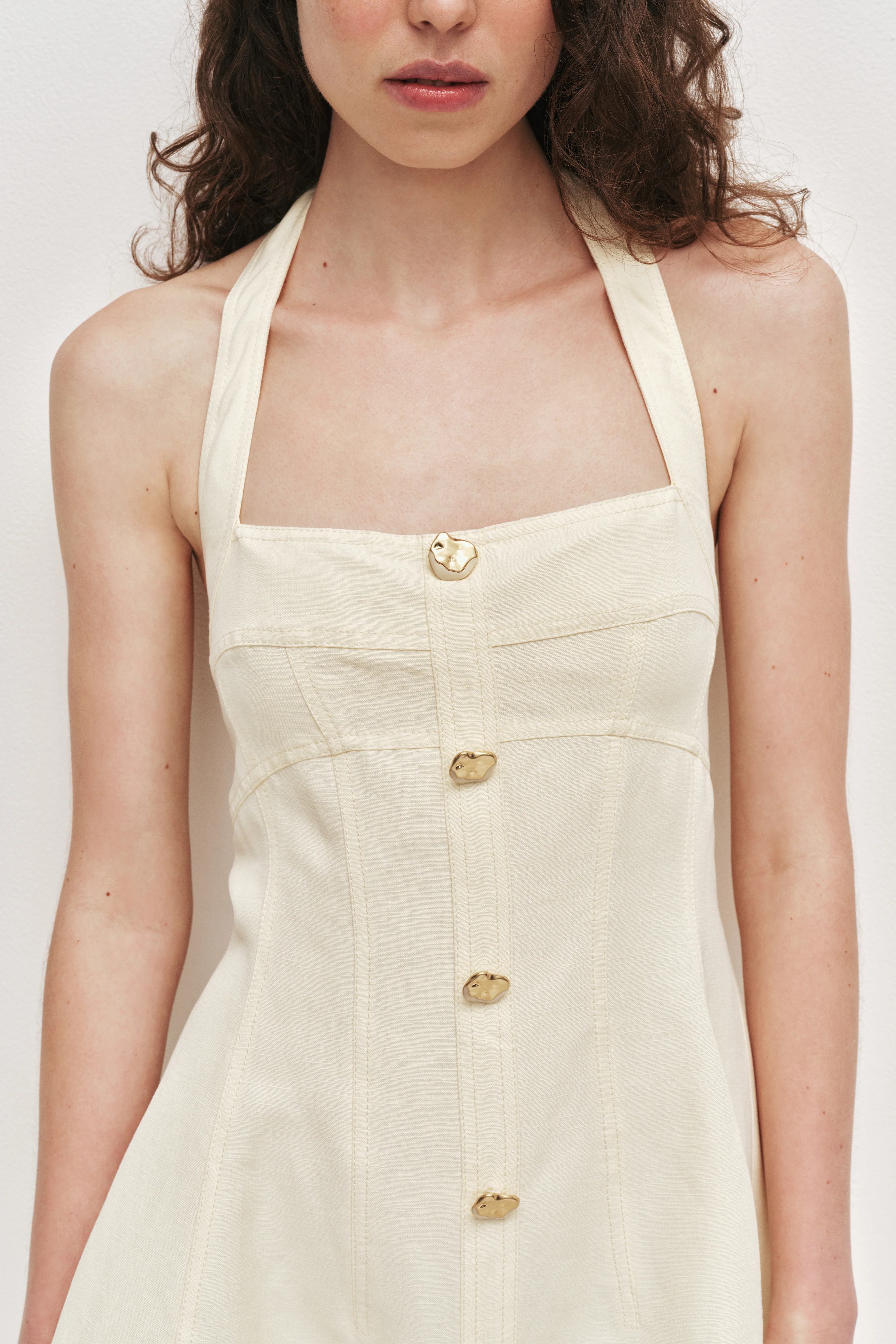 Monroe Halter Mini Dress - Image 4