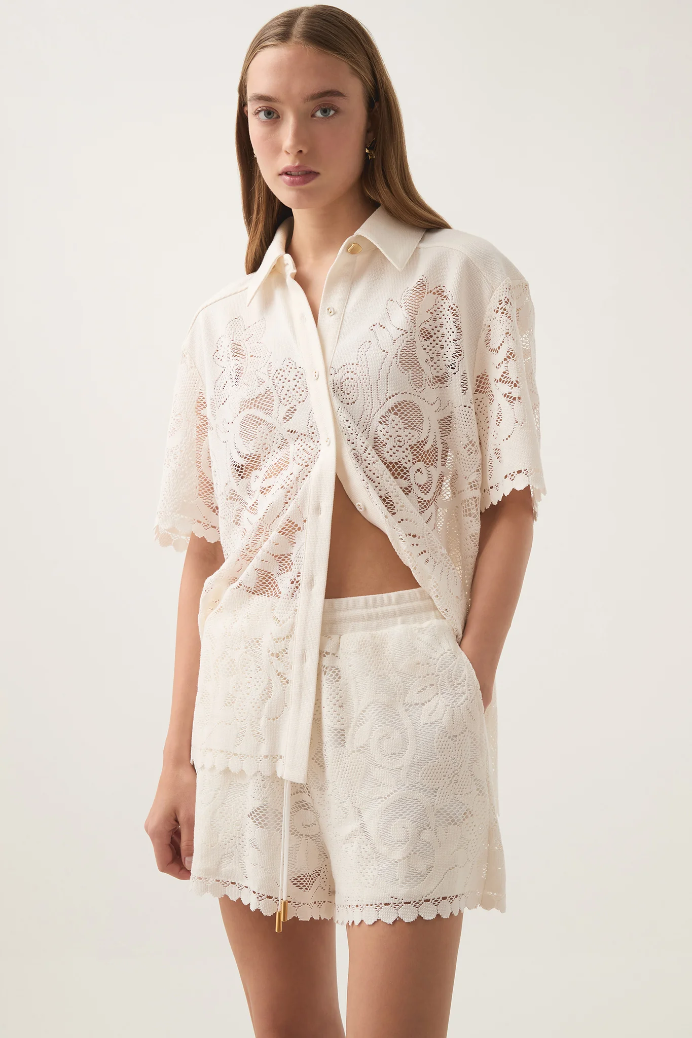 Muses Lace Oversize Shirt - Image 5