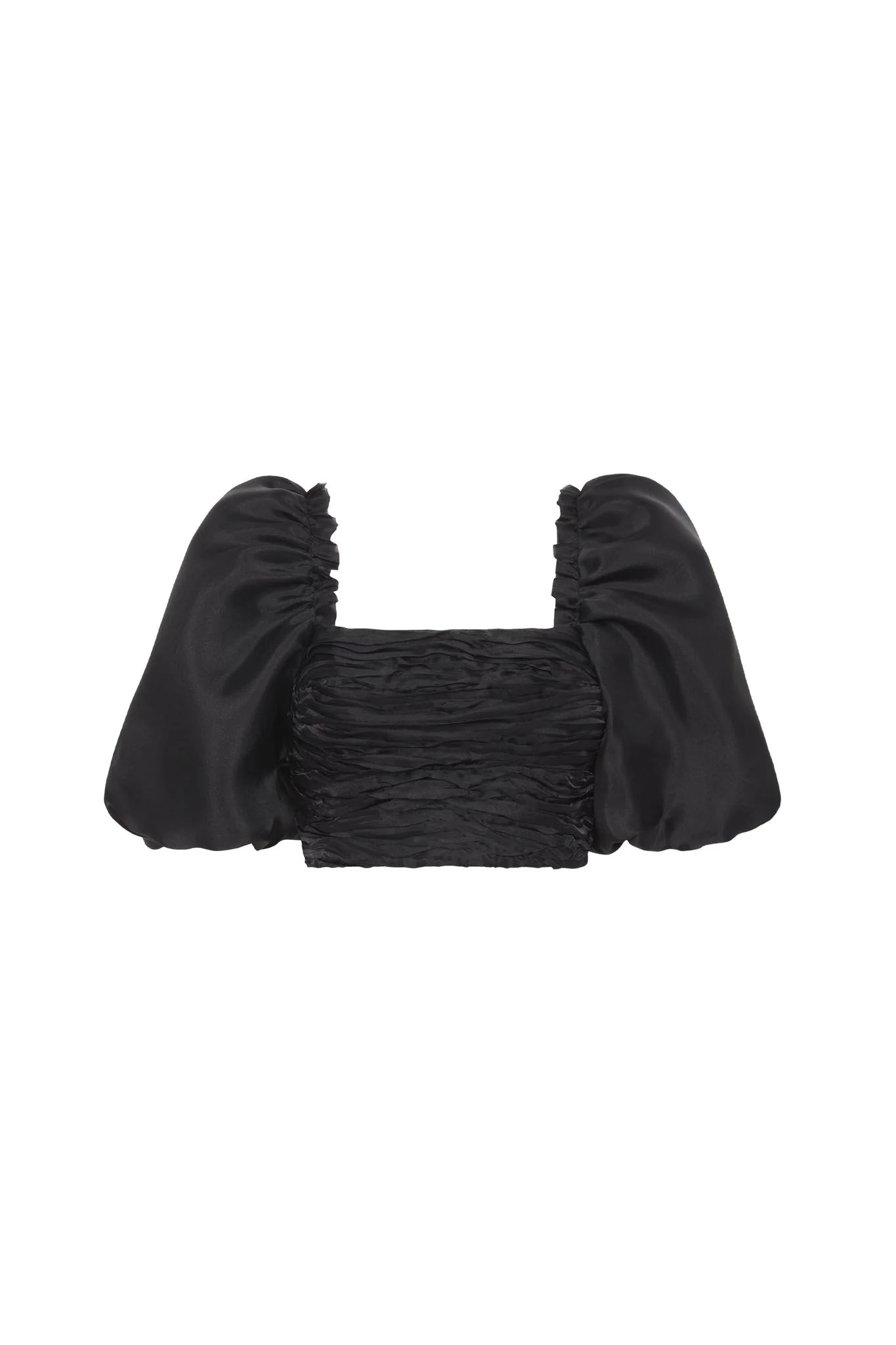 Myriad Puff Sleeve Cropped Top - Image 2