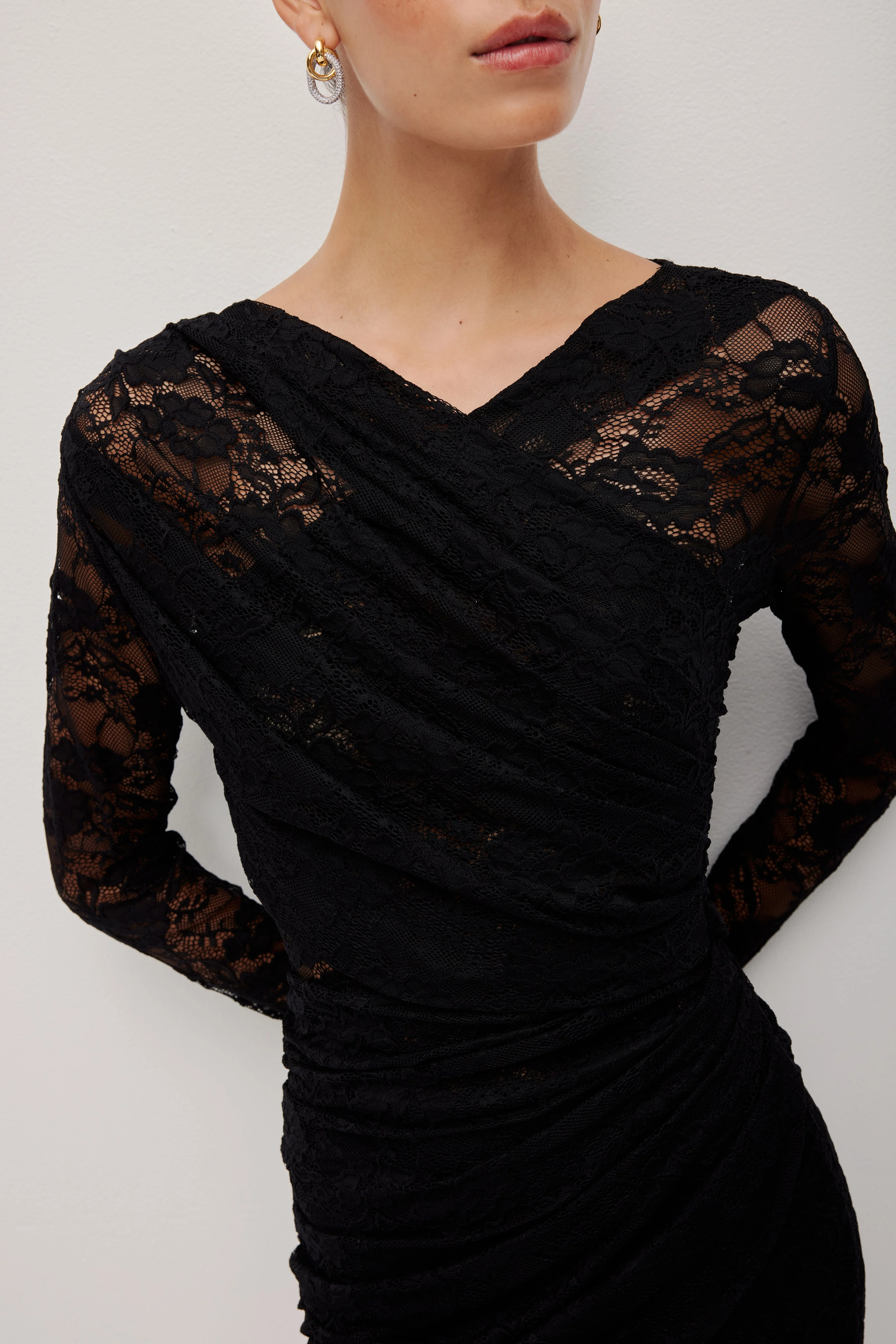 Nerida Lace Mini Dress - Image 13