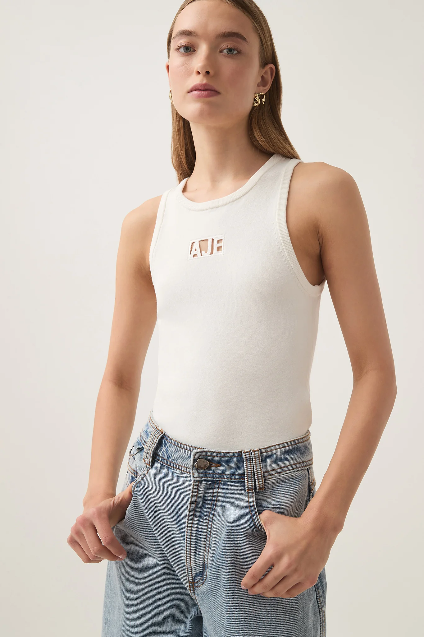 Nerina Logo Cut Out Tank - Image 4