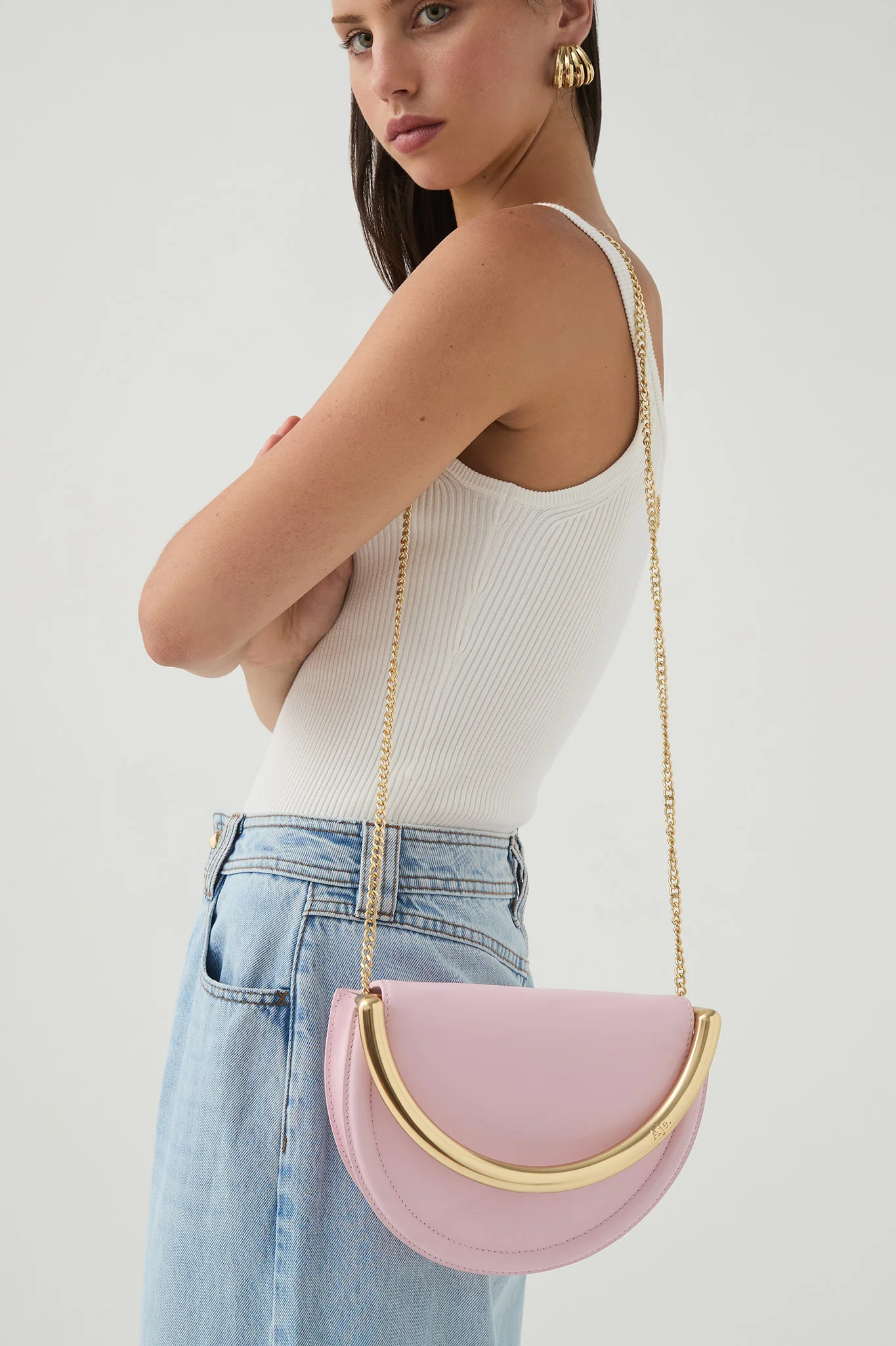 Norma Crescent Clutch - Image 8