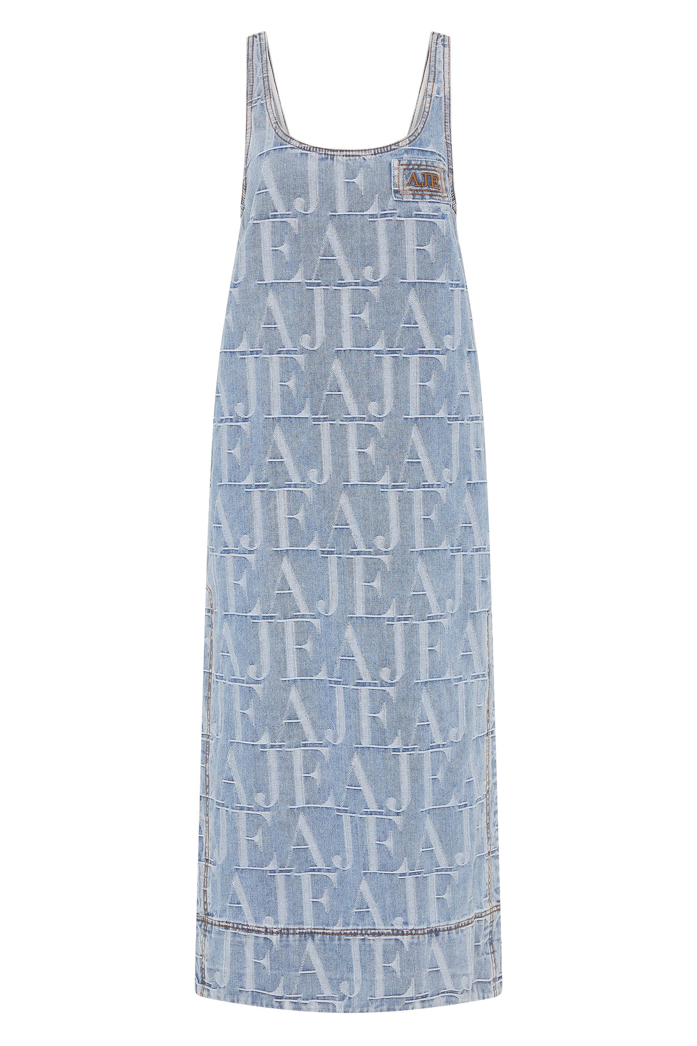 Nostalgia Denim Midi Dress - Image 2