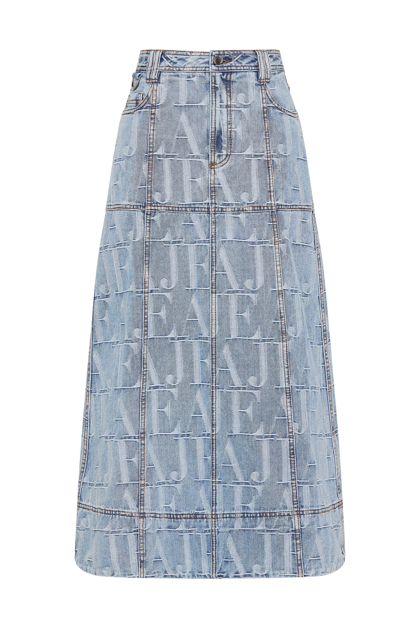 Nostalgia Denim Midi Skirt - Image 2