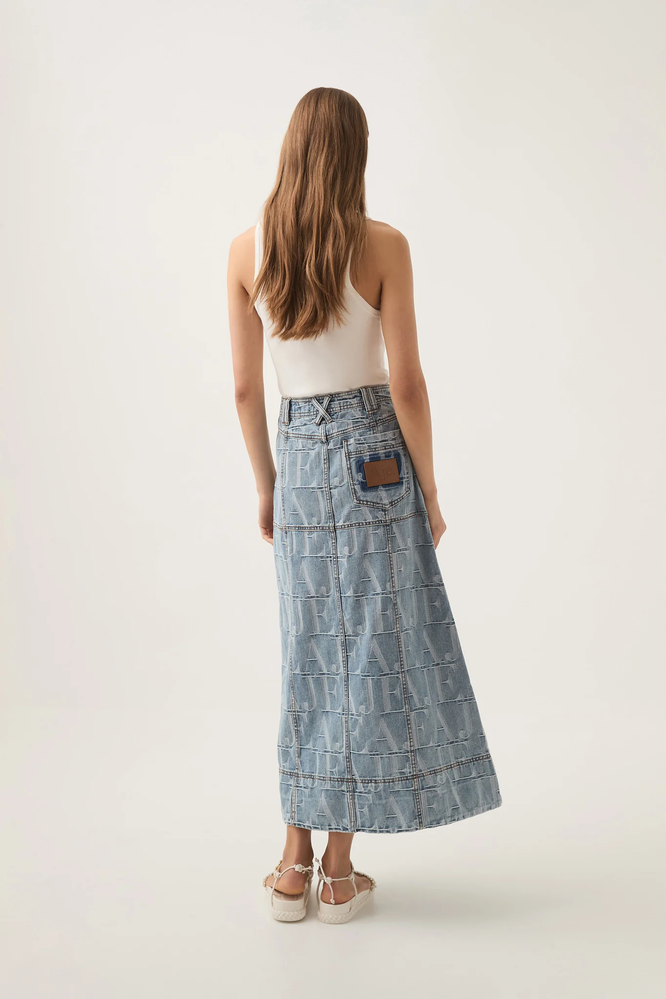 Nostalgia Denim Midi Skirt - Image 5