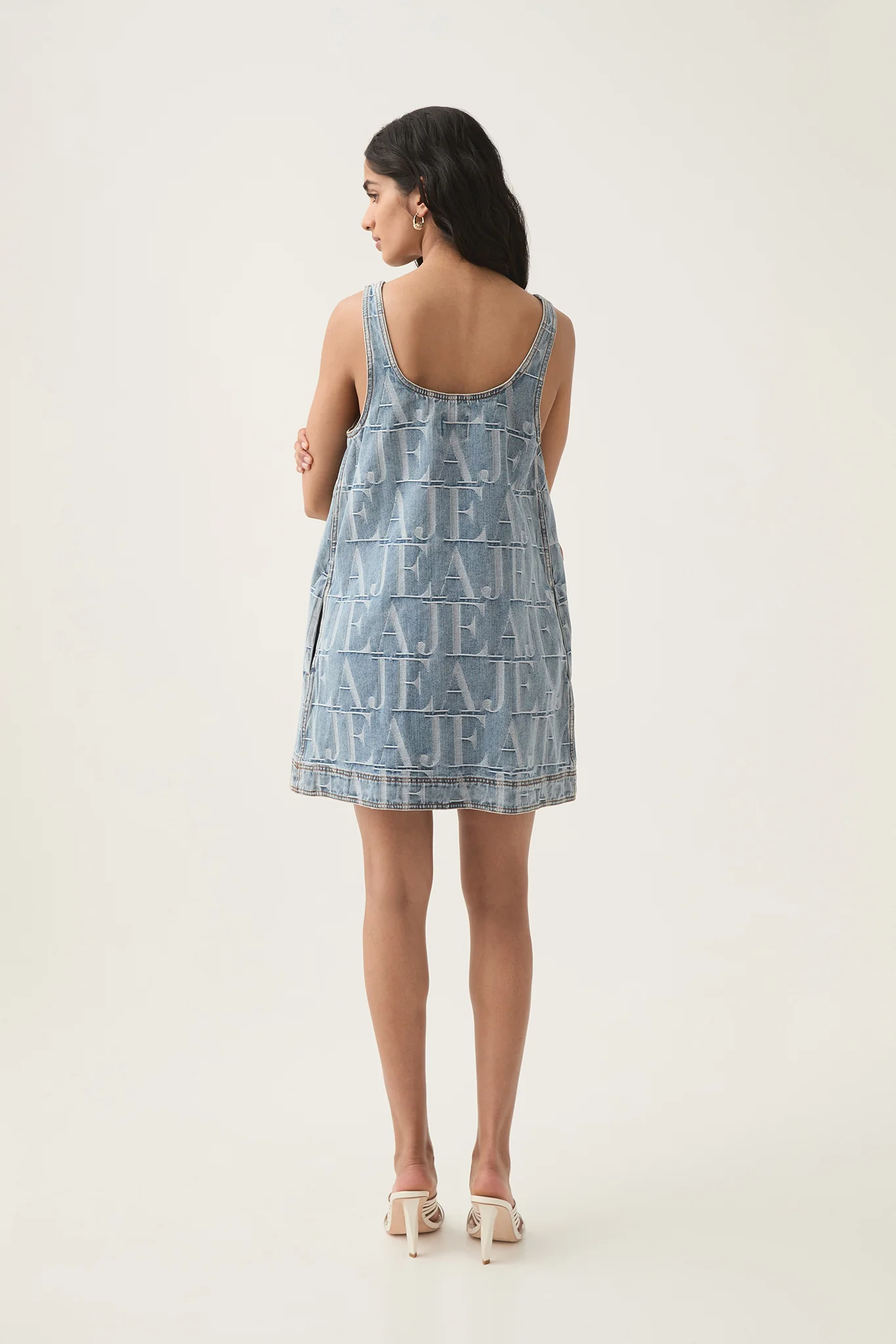 Nostalgia Denim Mini Dress - Image 6