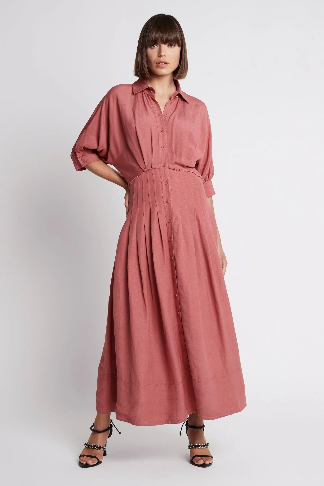 Nova Shirt Midi Dress - Image 3