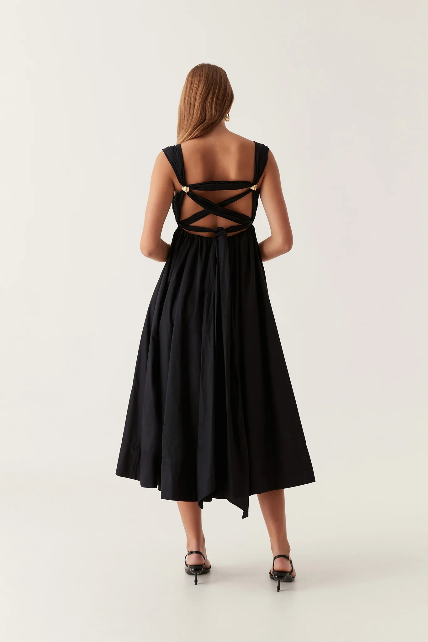 Nova Tie Back Midi Dress - Image 5