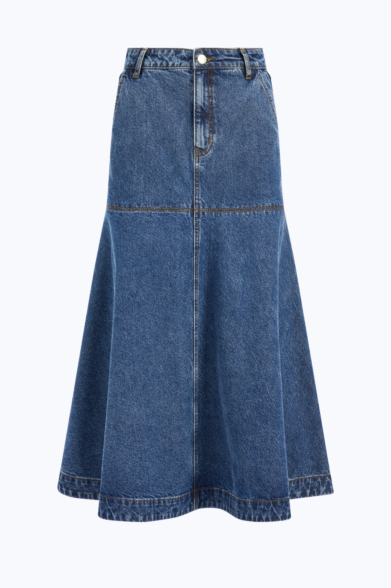 Olivia Denim Midi Skirt - Image 2