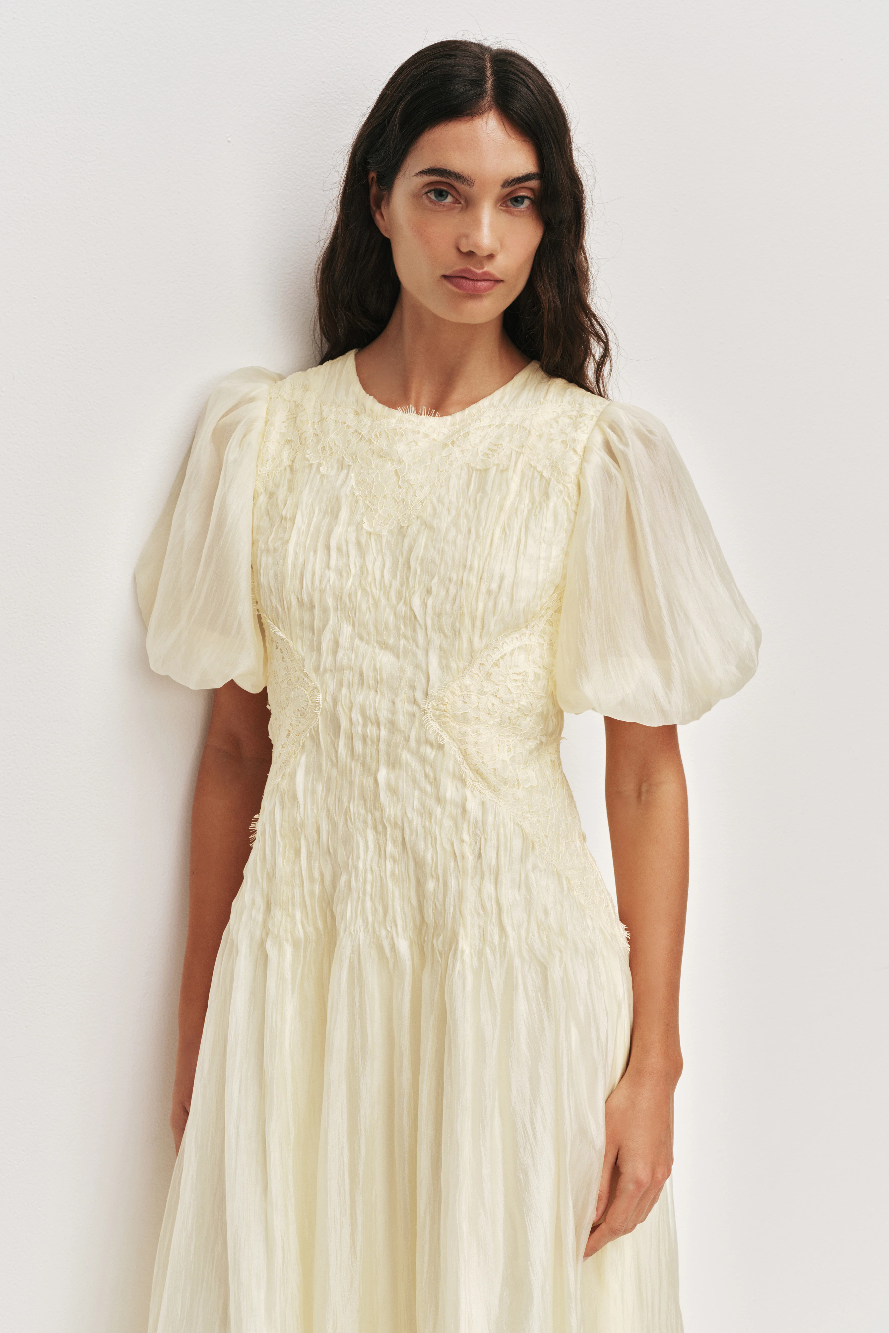 Ophelia Lace Midi Dress - Image 3